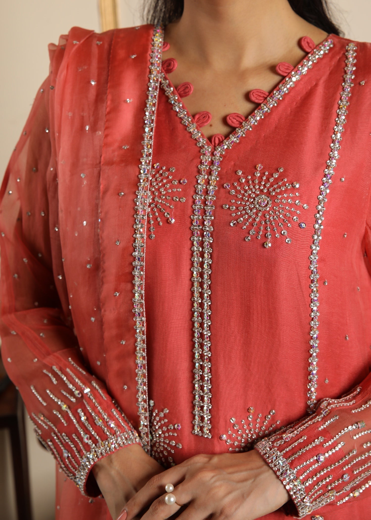 Muntaha By Shanzay Zartasha Coral Women 3pcs