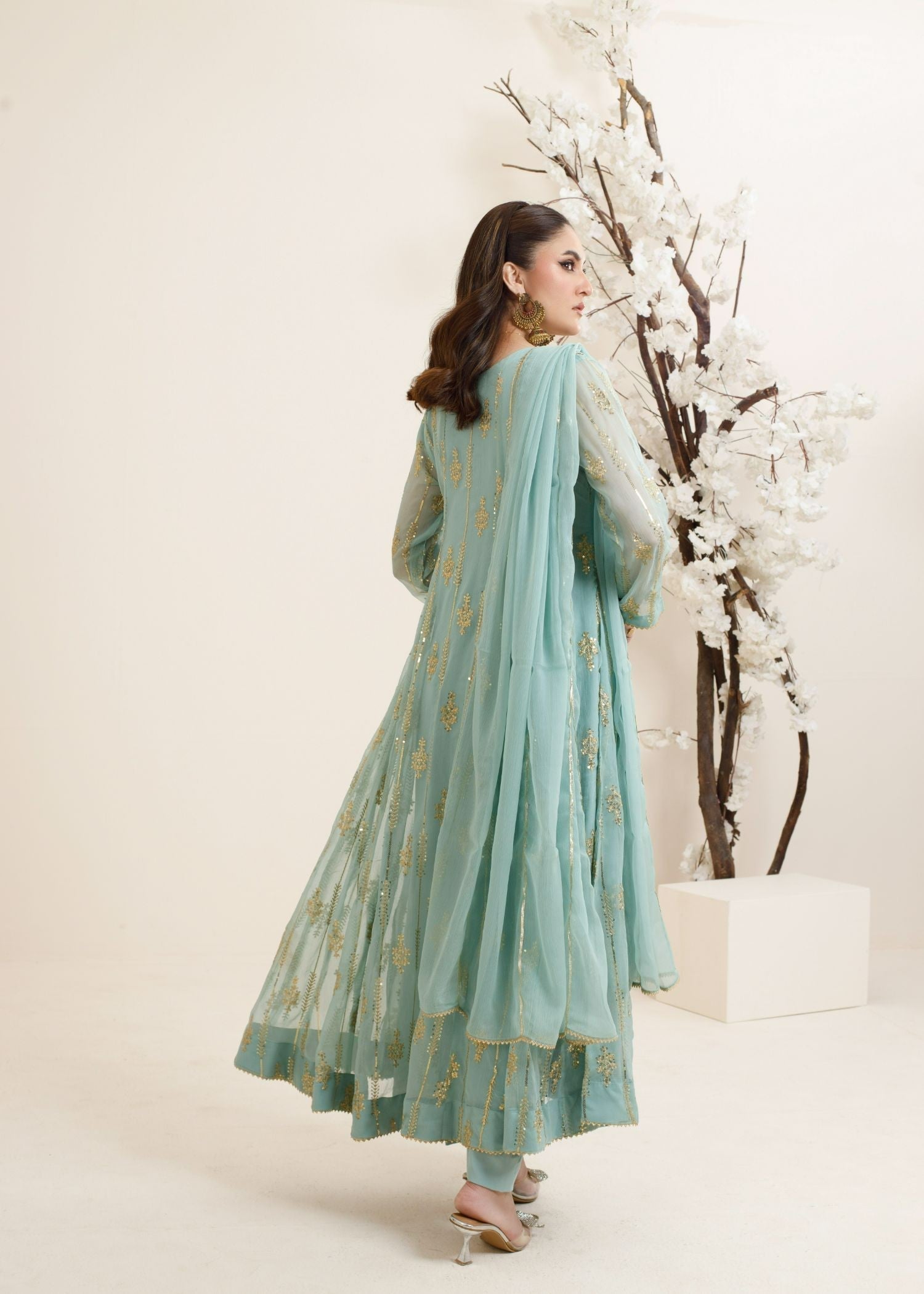 Ayesha Closet Mumal Blue Lightness Women 3pcs