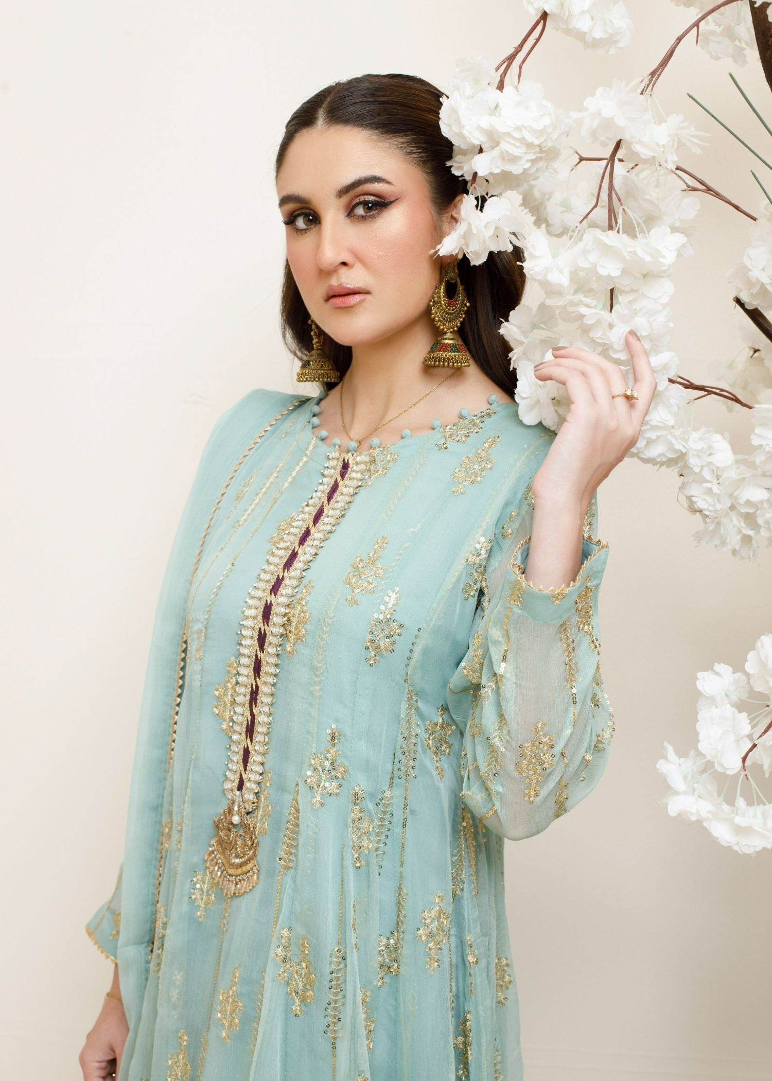 Ayesha Closet Mumal Blue Lightness Women 3pcs