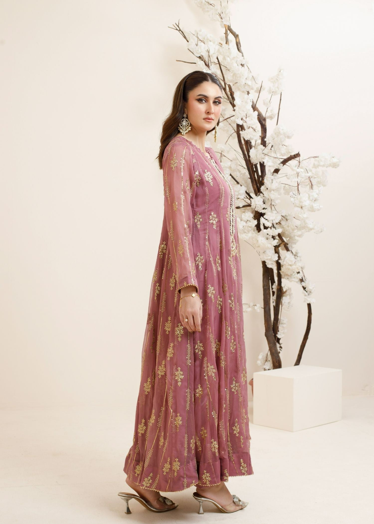 Ayesha Closet Mumal Mauve Women 3pcs