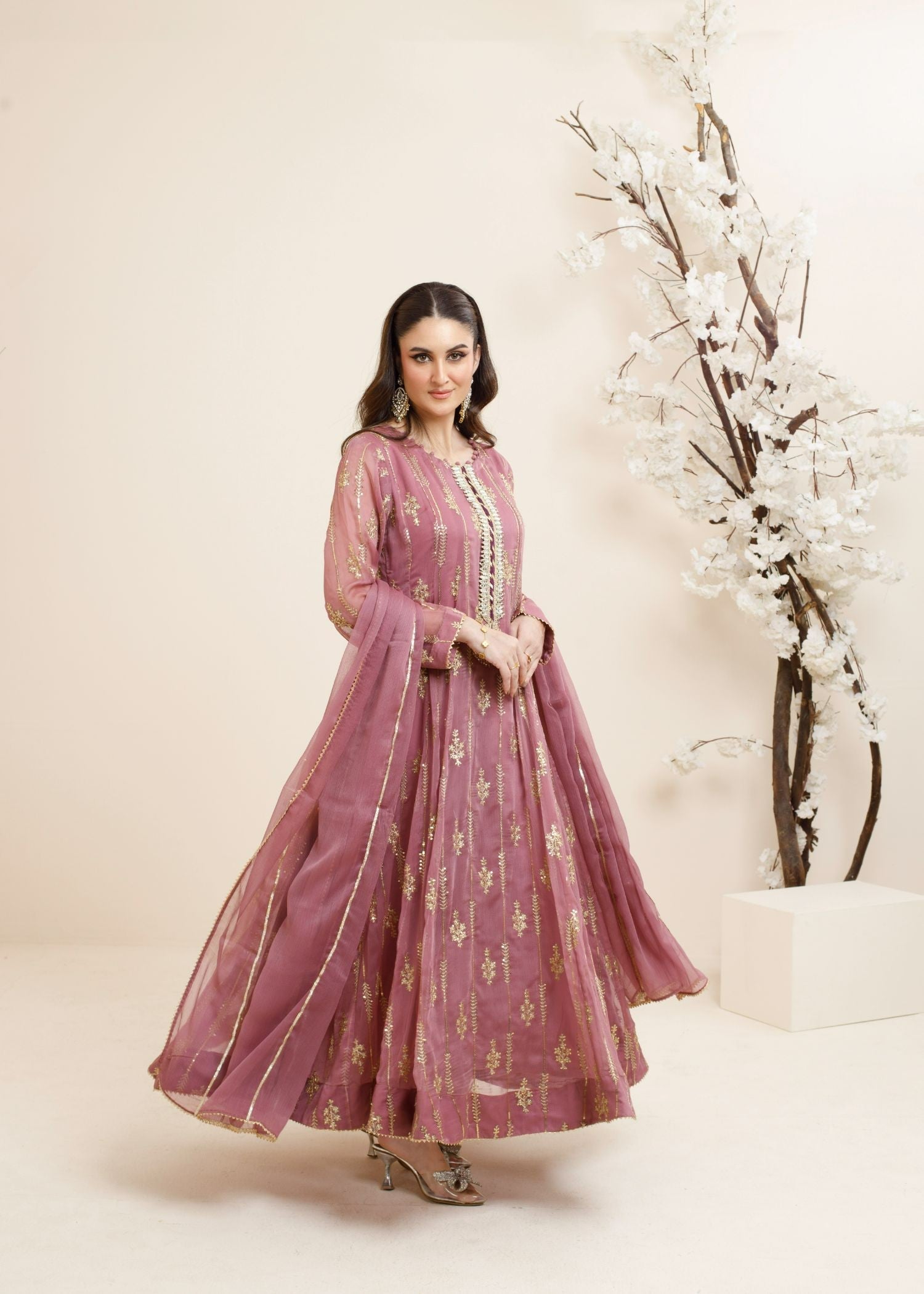 Ayesha Closet Mumal Mauve Women 3pcs