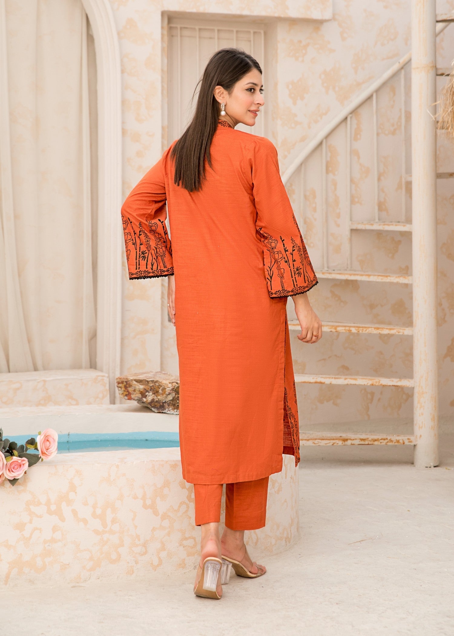 Yolo Pret Block Printed Khaddar W24 BPS 0003 Women 2pcs