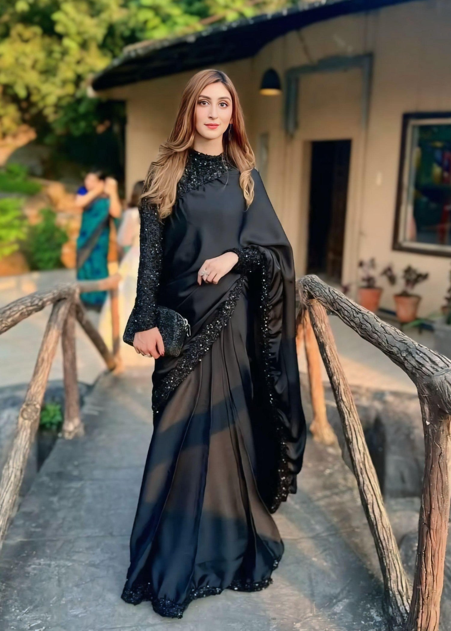 Anabiya Riwaaj Moonlight Black Women 2pcs