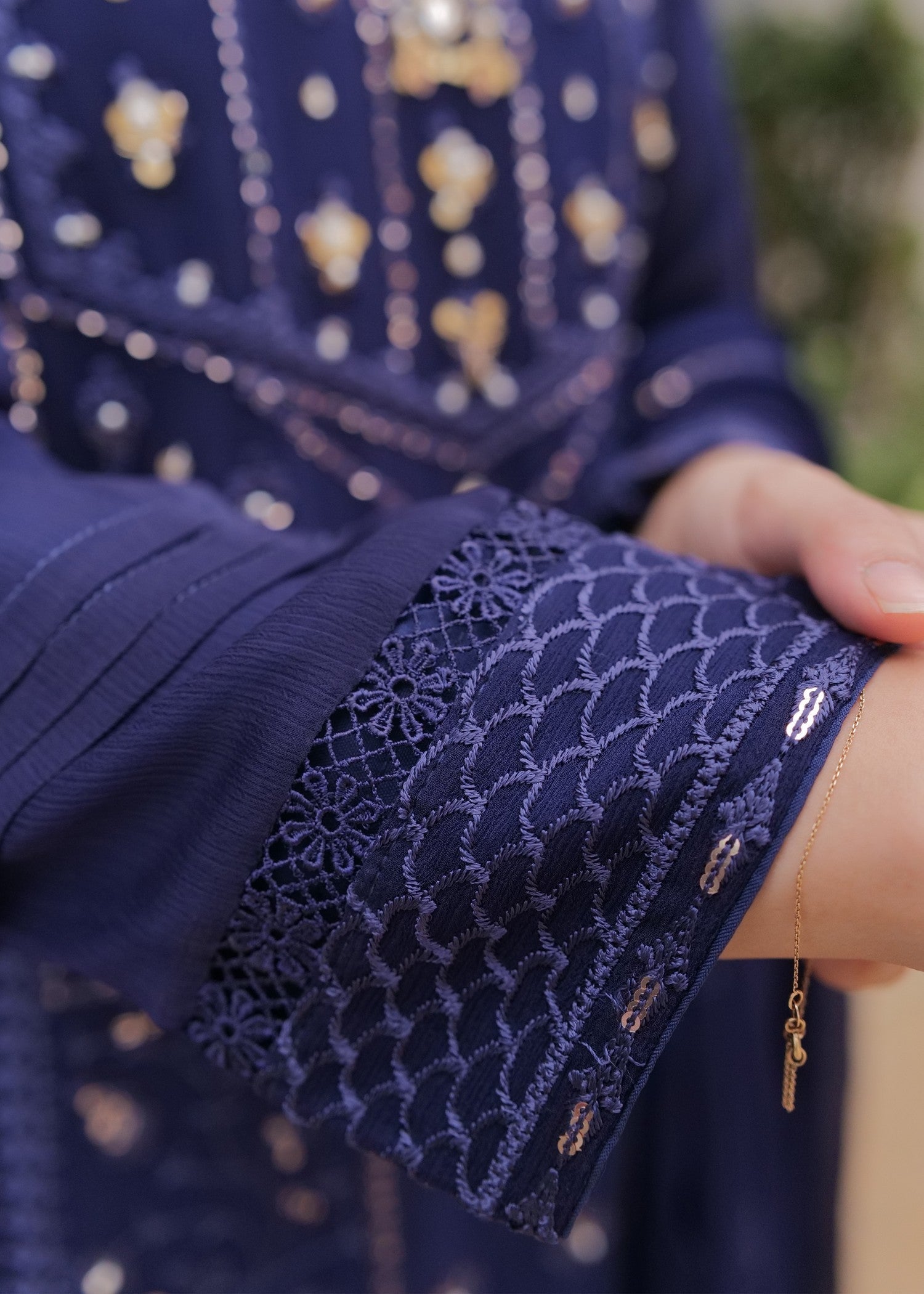 Rangeen Jahanara Embroidered Chiffon Suit Women 3pcs