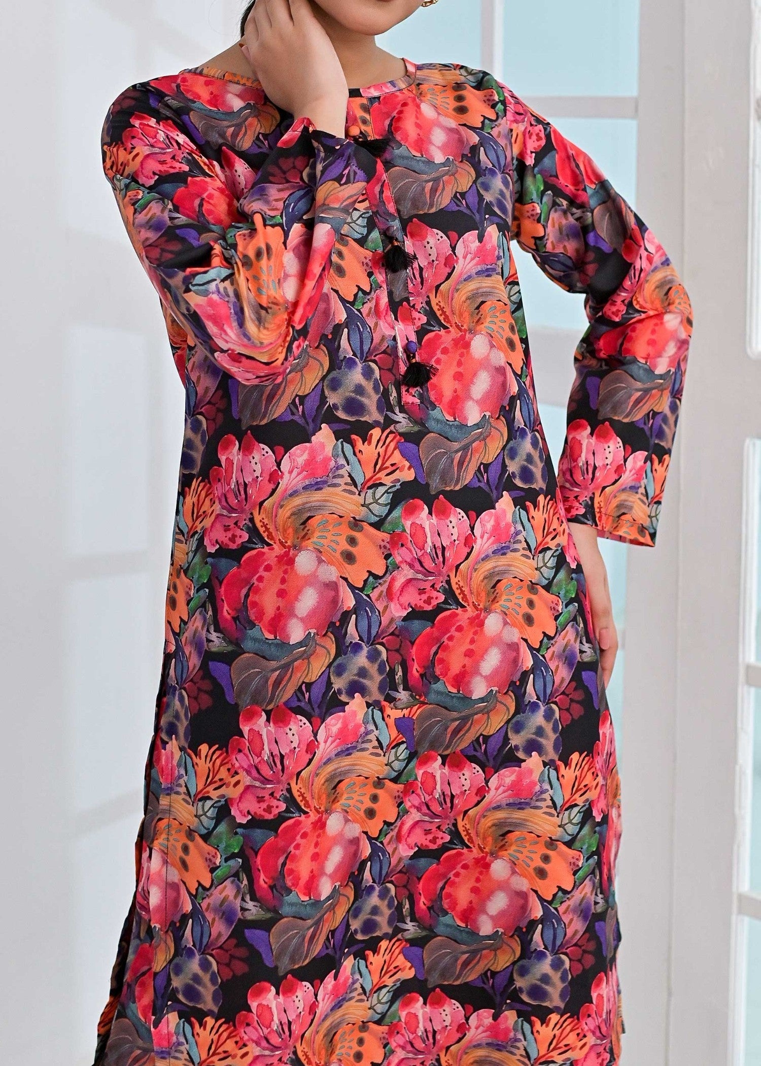 Pret Diaries Black Printed Women 2pcs