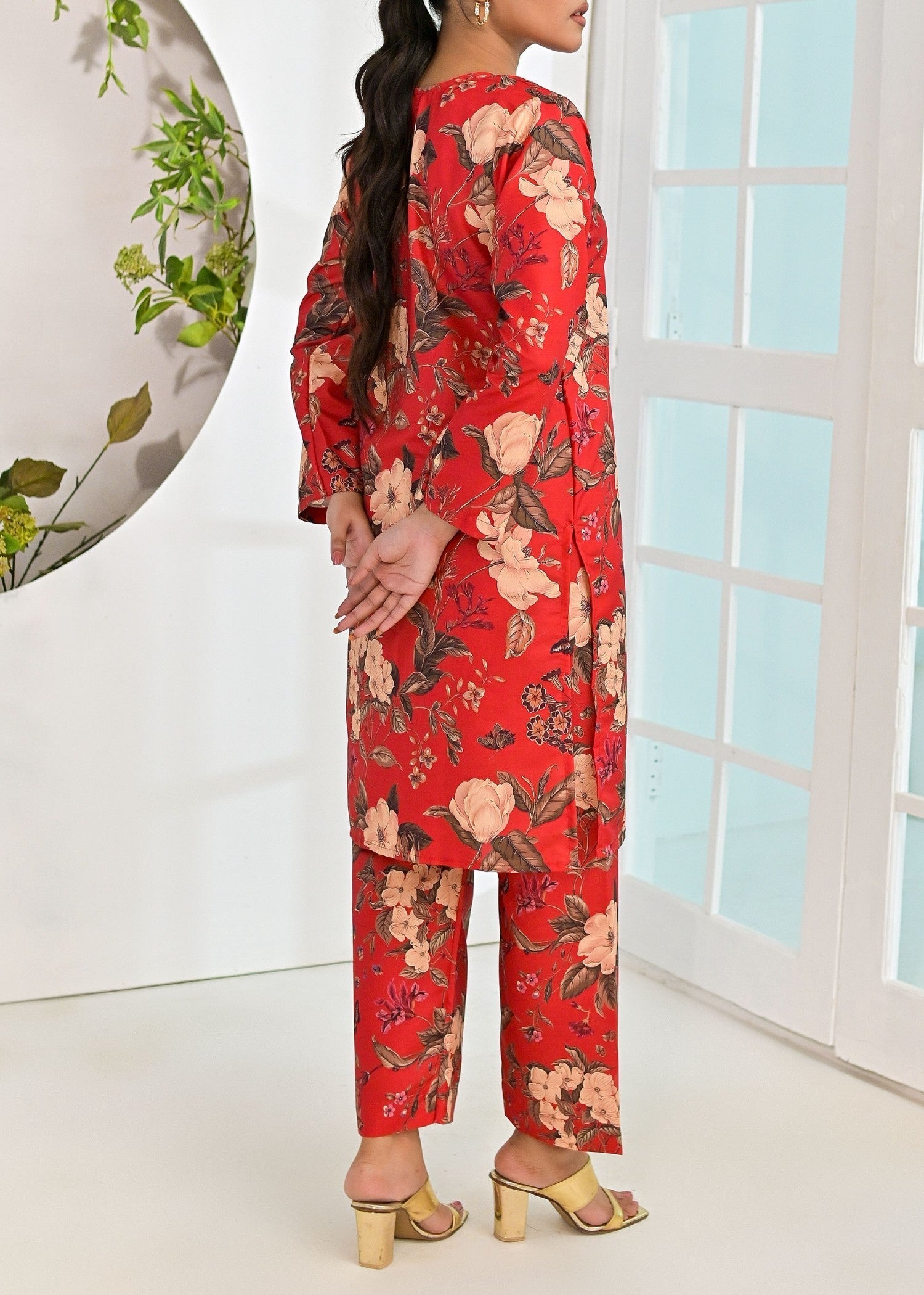 Pret Diaries Red Printed Women 2pcs