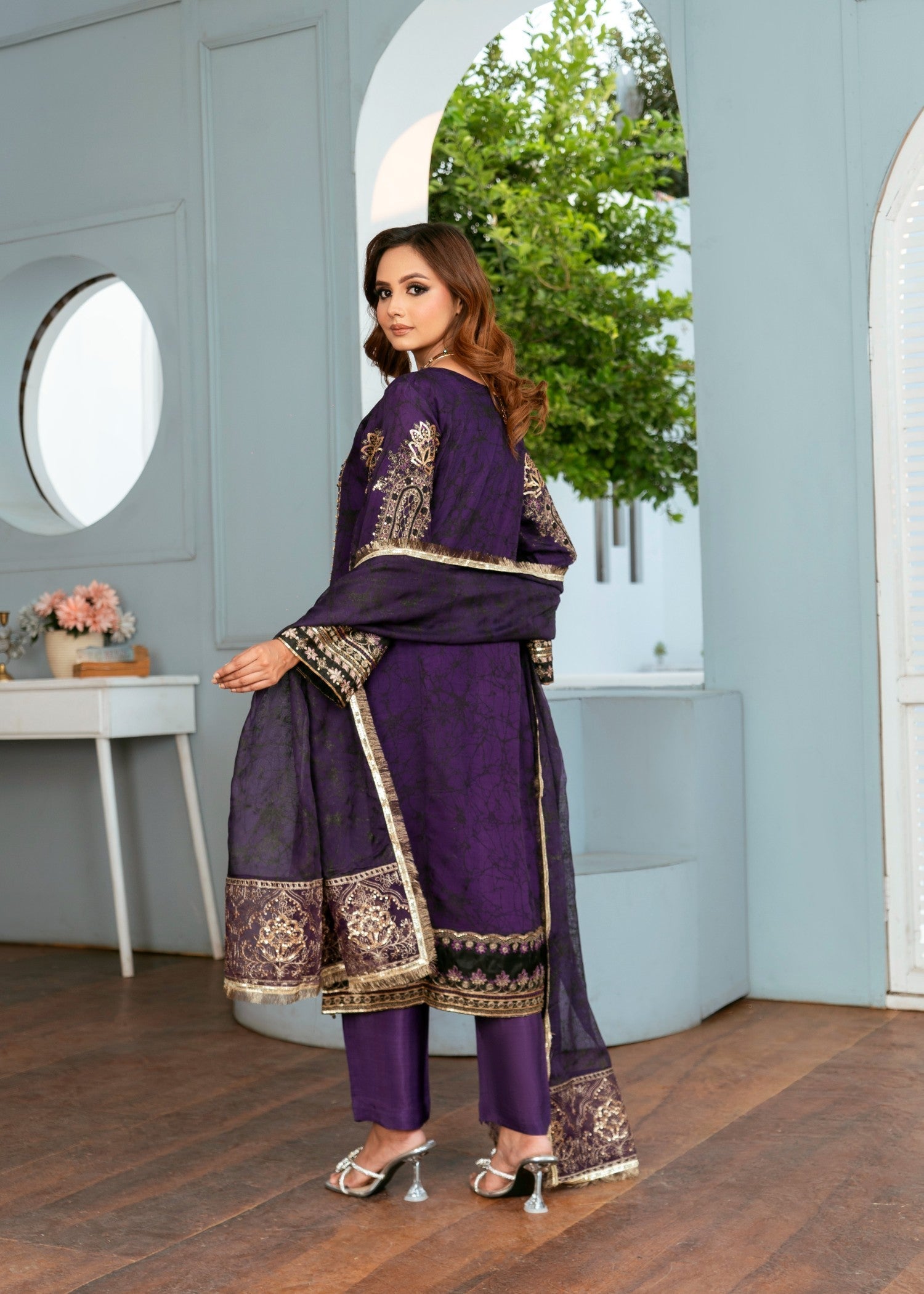 Pehnawa Fashion PURPLE PEARL Women 3pcs