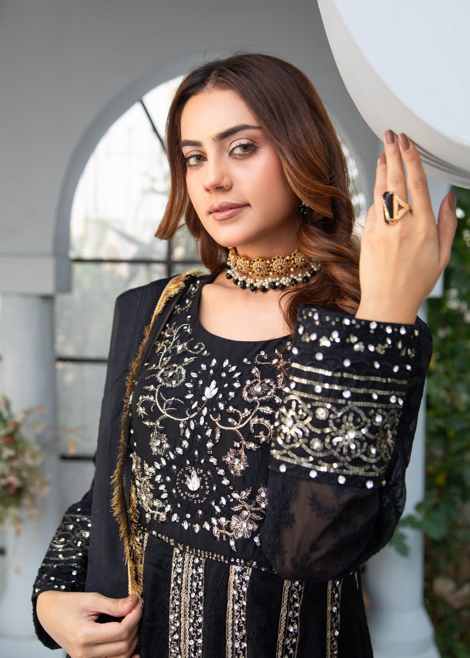 Manahils B 007 BLACK Women 3pcs