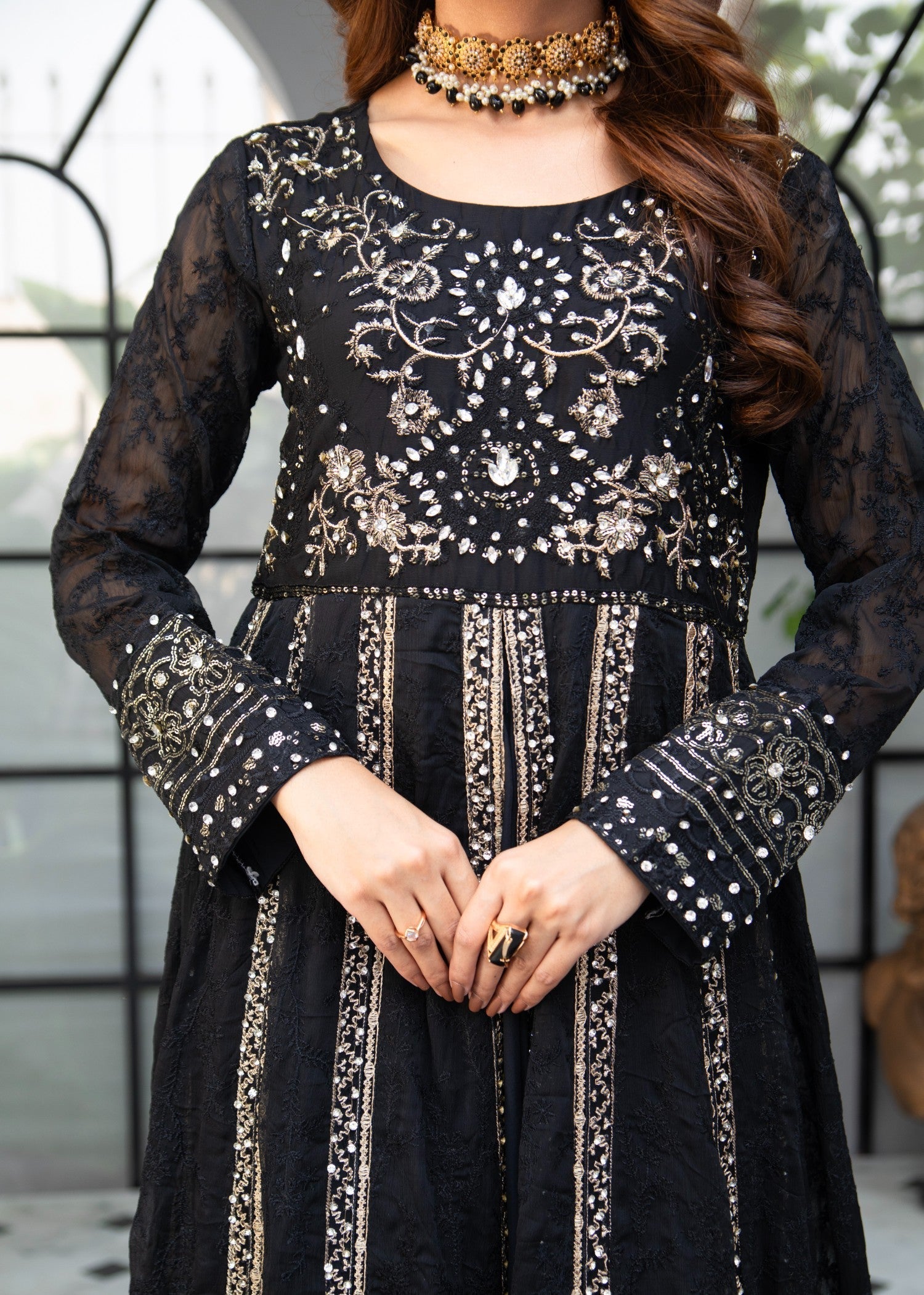 Manahils B 007 BLACK Women 3pcs