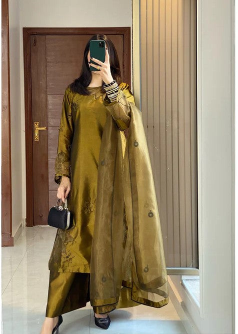 Anabiya riwaaj gulaliy gold Women 3pcs