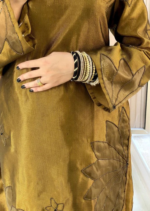 Anabiya riwaaj gulaliy gold Women 3pcs