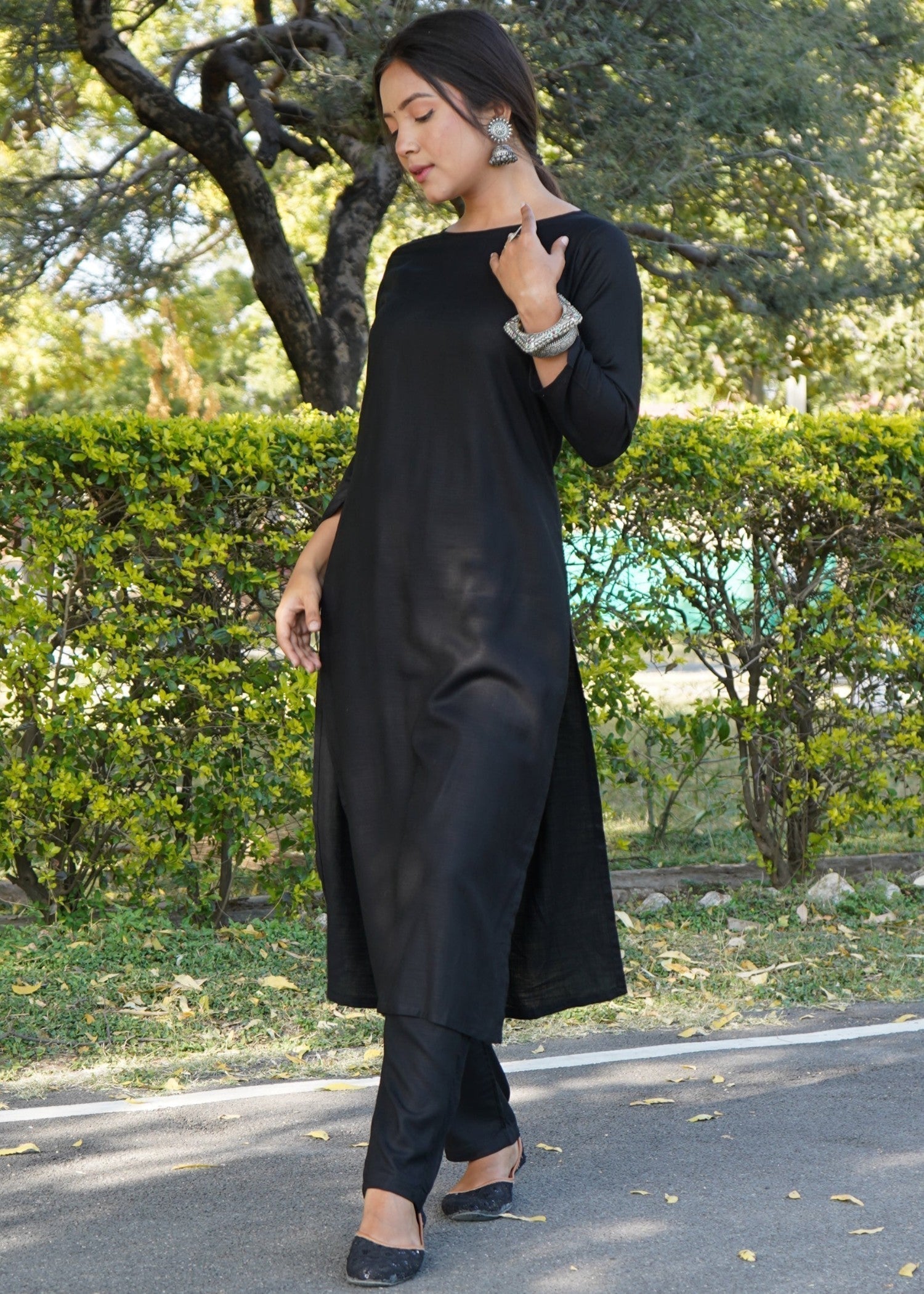 Zeekstore Black Basic Women 2pcs