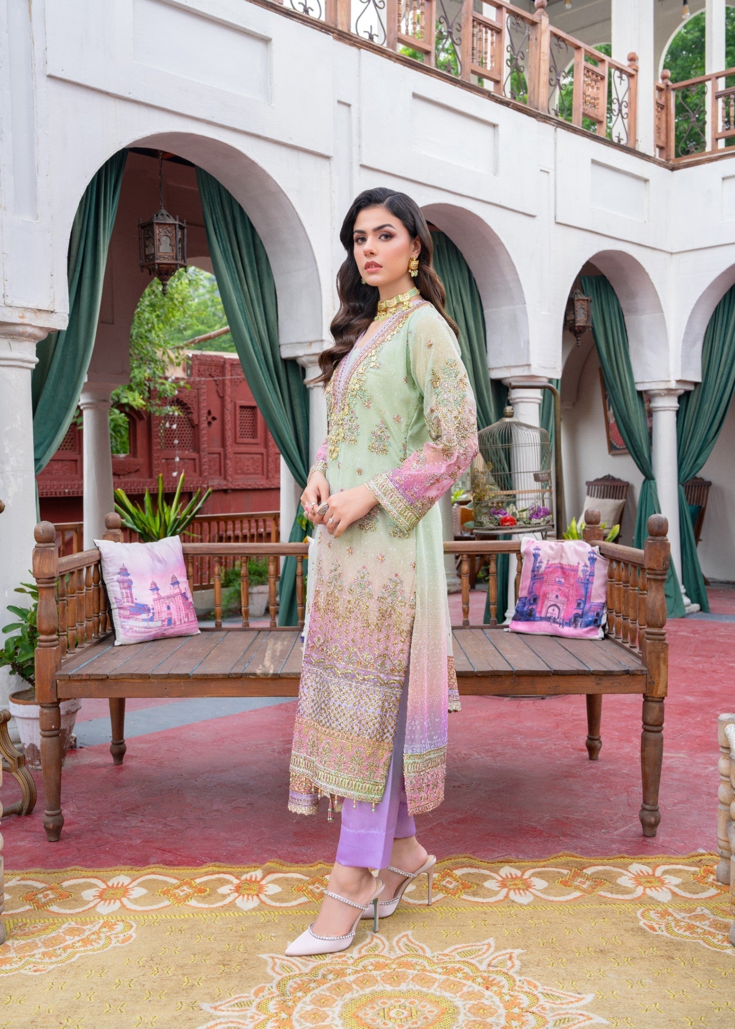 Mah-e-Rooh JM 9503 JULKE Women 4pcs