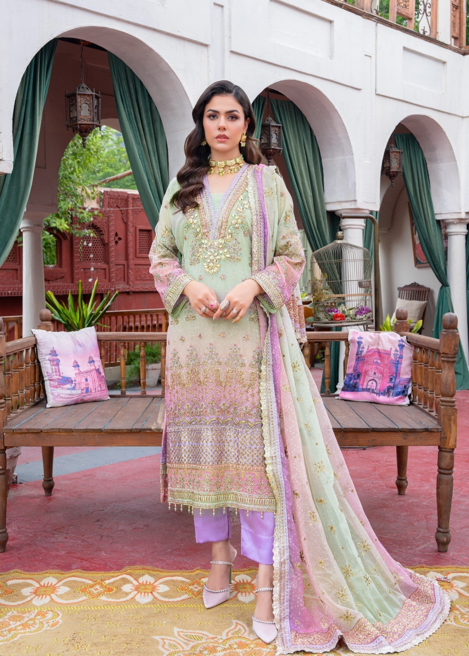 Mah-e-Rooh JM 9503 JULKE Women 4pcs