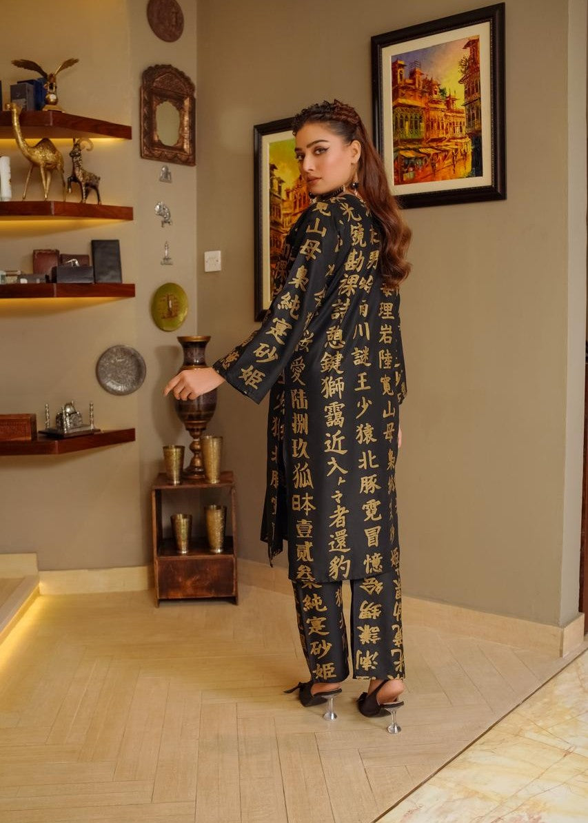 Gulposh OPAL (Stitched ) Black Women 2pcs