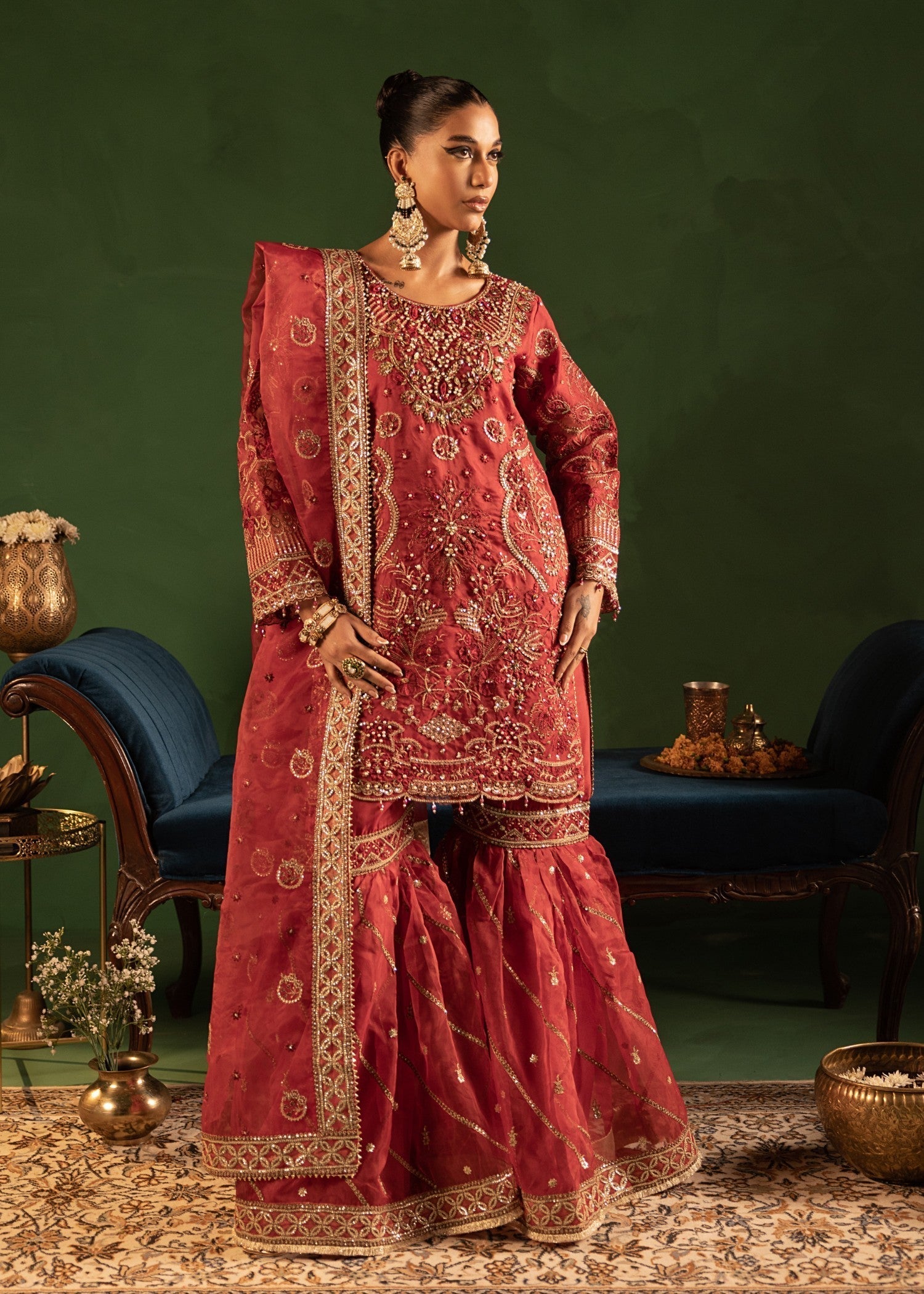 Diara Couture AILA UA 02 MAROON Women 3pcs