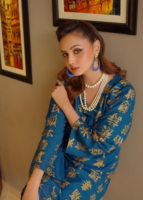 Gulposh OPAL (Stitched ) Blue Women 2pcs