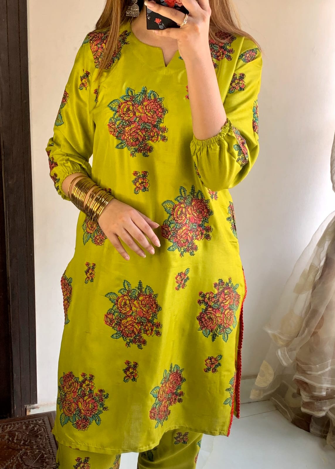 Gulposh Ghulab (stitched ) Yellow Women 2pcs