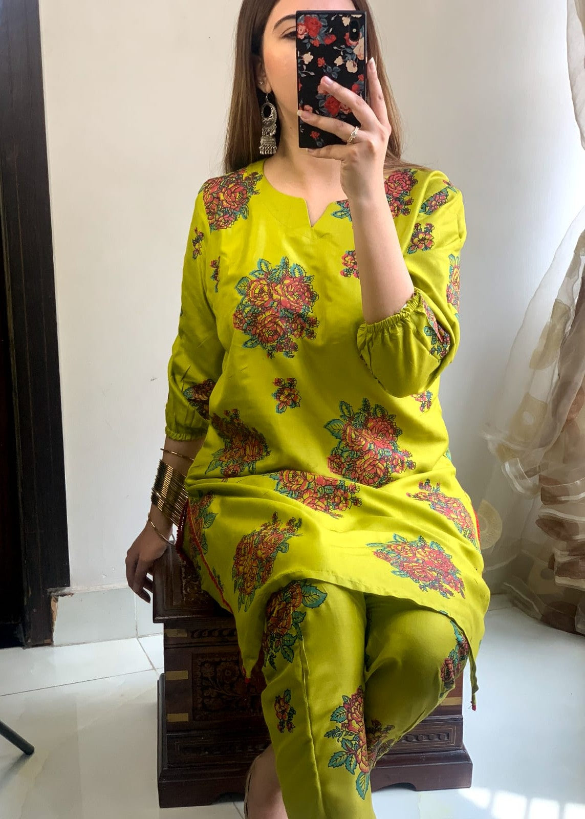 Gulposh Ghulab (stitched ) Yellow Women 2pcs