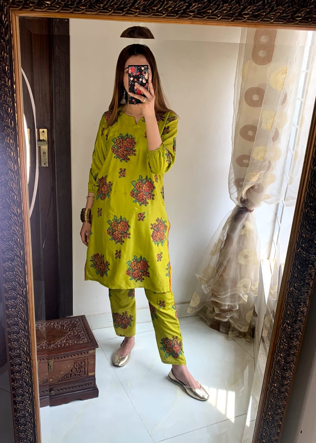 Gulposh Ghulab (stitched ) Yellow Women 2pcs