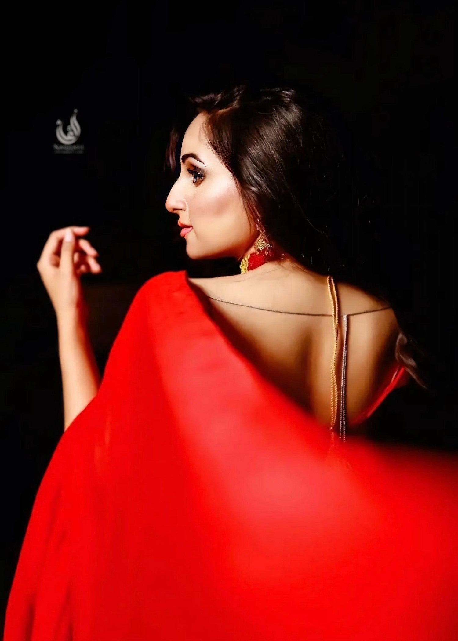 Anabiya riwaaj jasmin red Women 3pcs