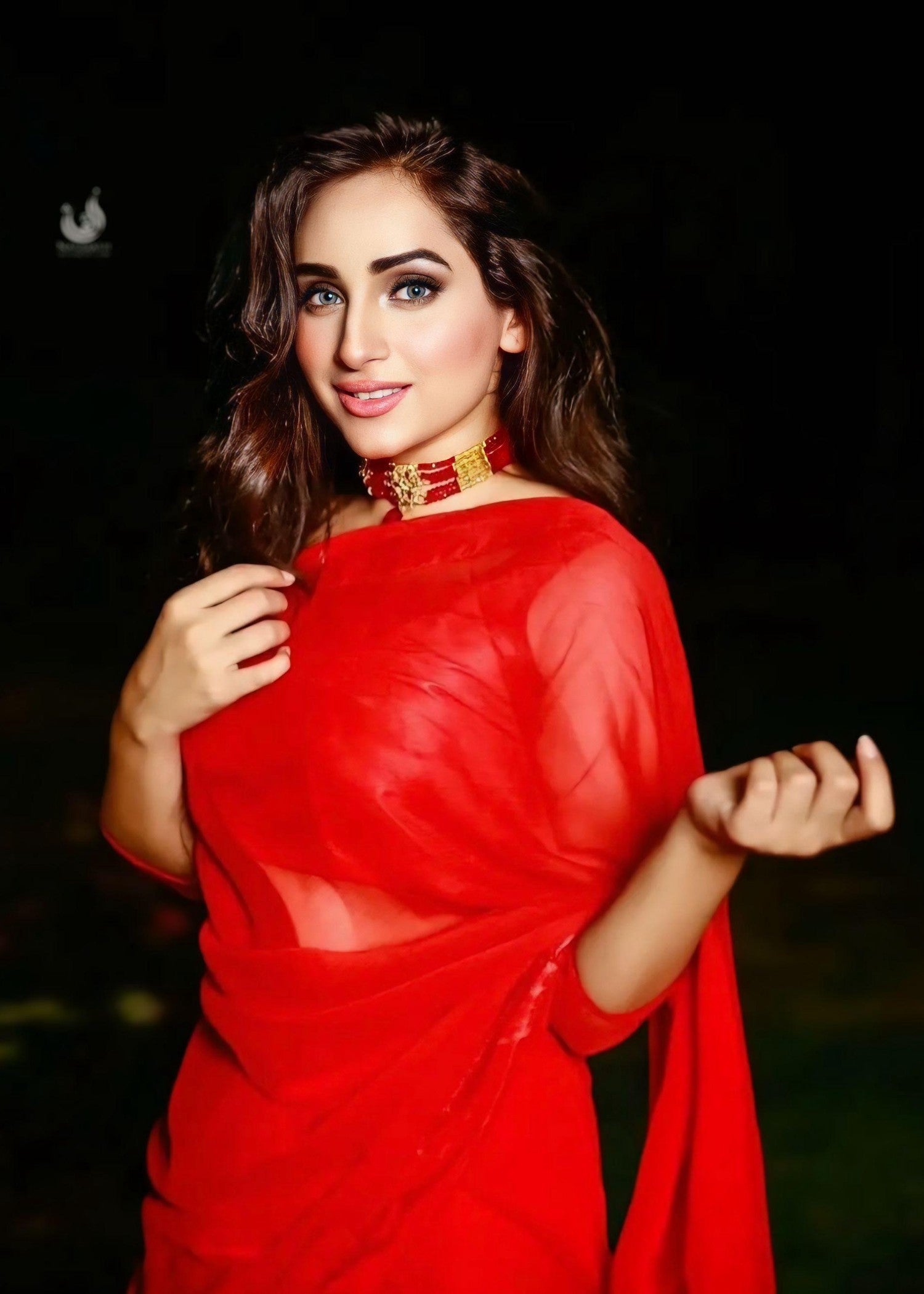 Anabiya riwaaj jasmin red Women 3pcs