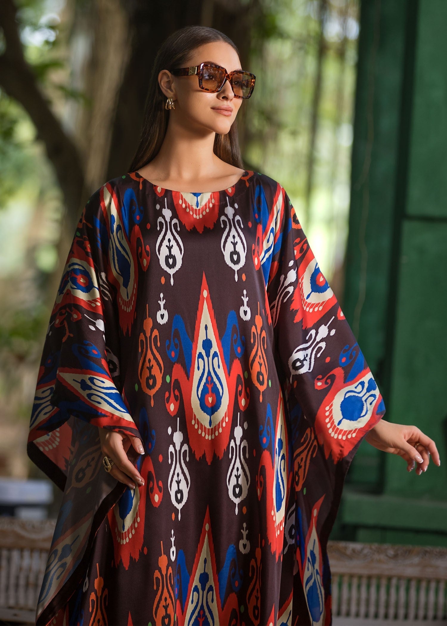 Anabelah Traditional Ikat Kaftan Women 1pcs