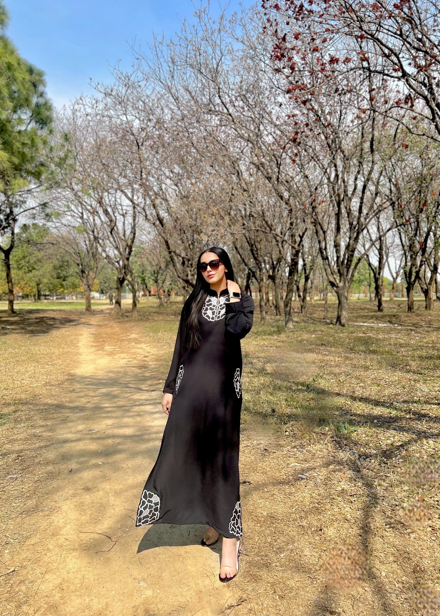 Manahils Black embroidered two pc Women 2pcs