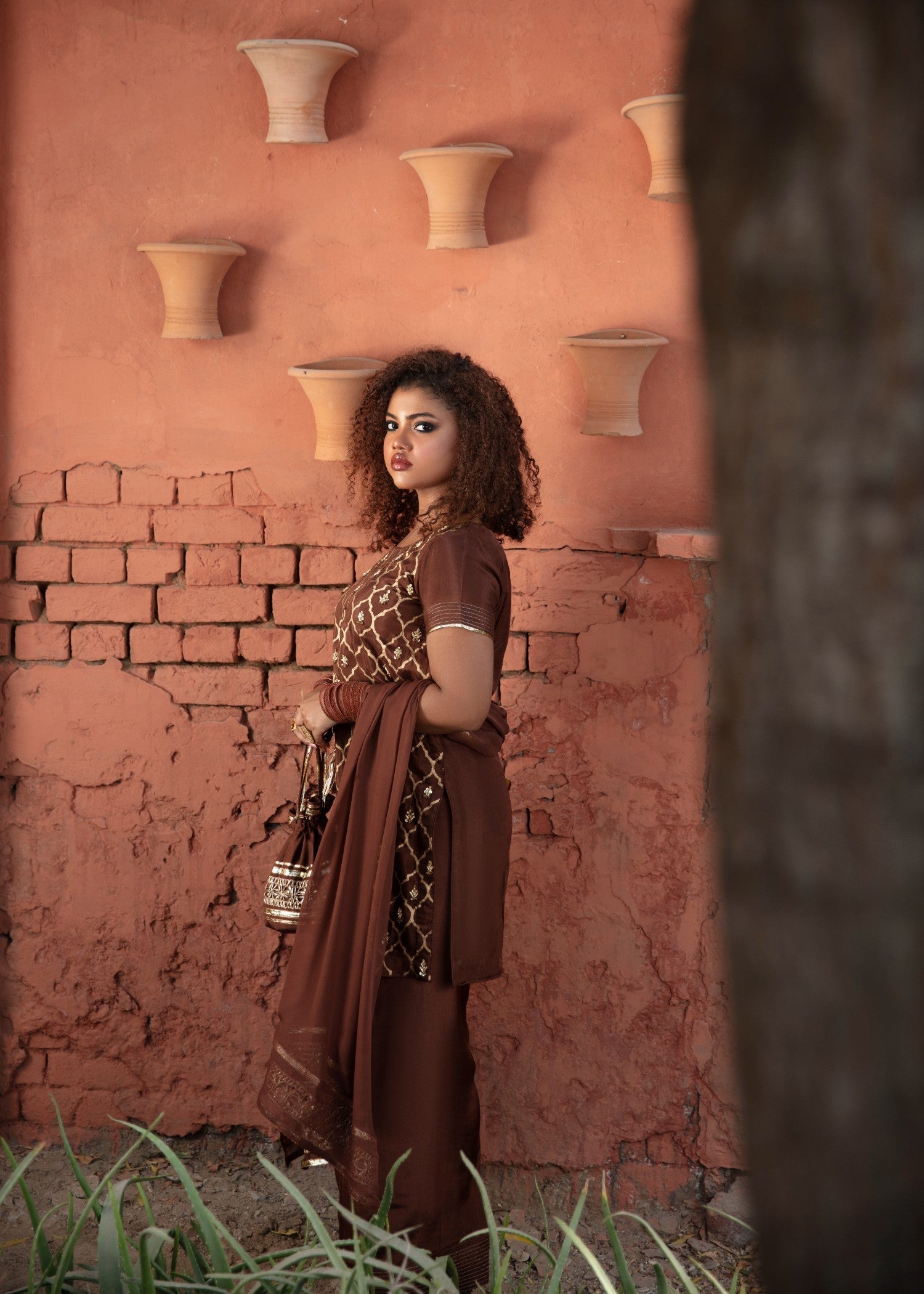 RAKHT BY SHAHBANO Bronze Women 3pcs