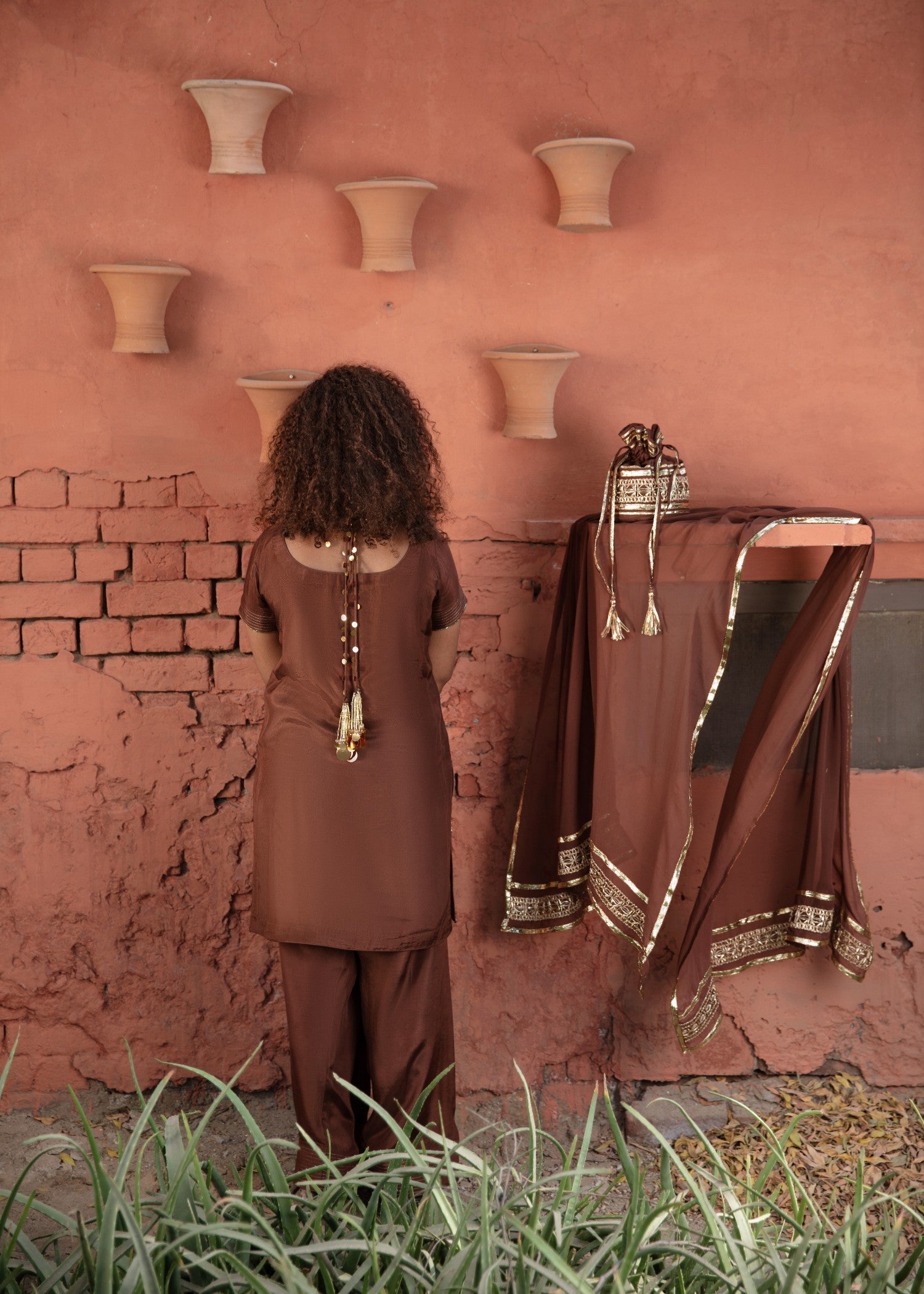 RAKHT BY SHAHBANO Bronze Women 3pcs