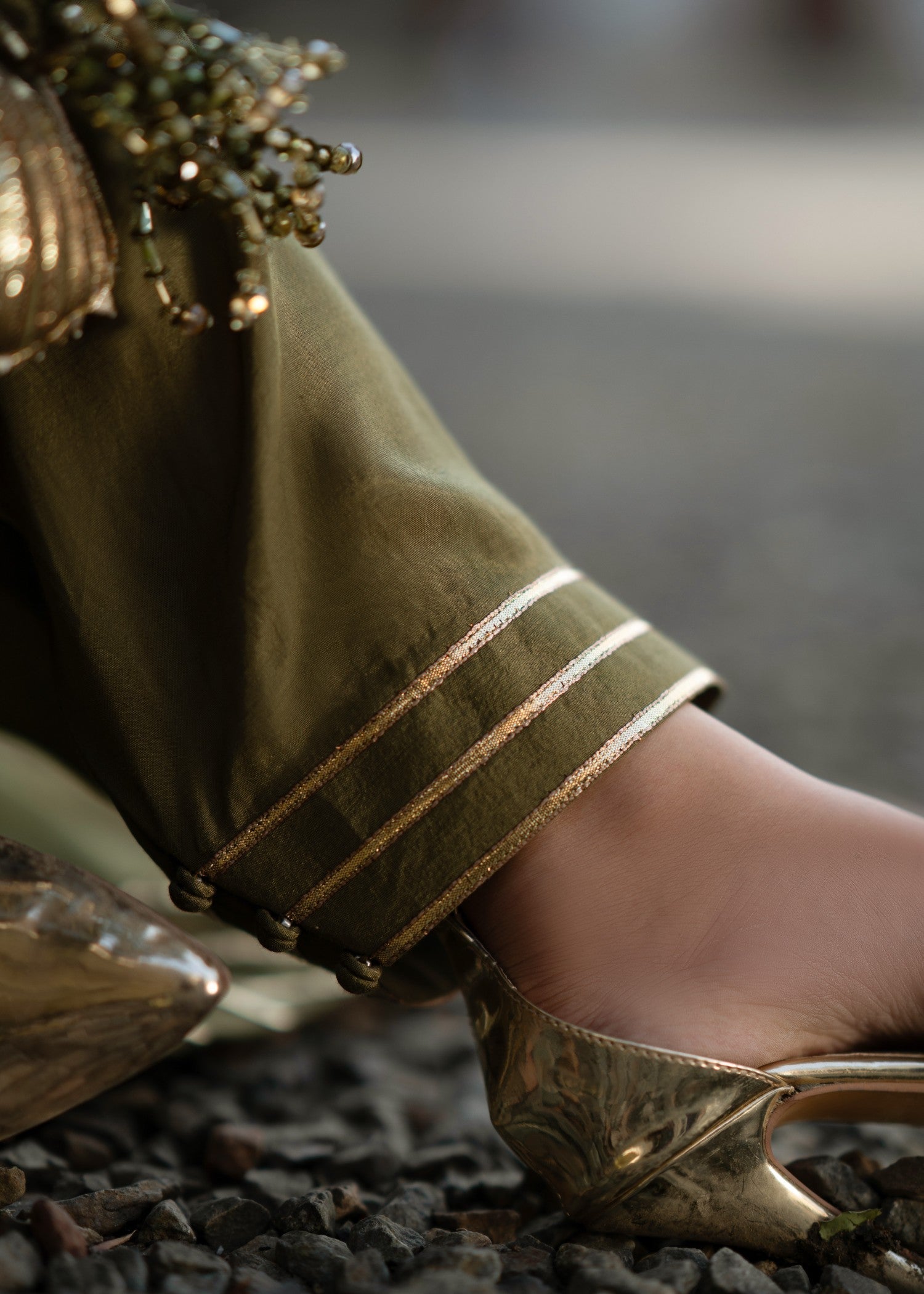 RAKHT BY SHAHBANO Olive Women 3pcs