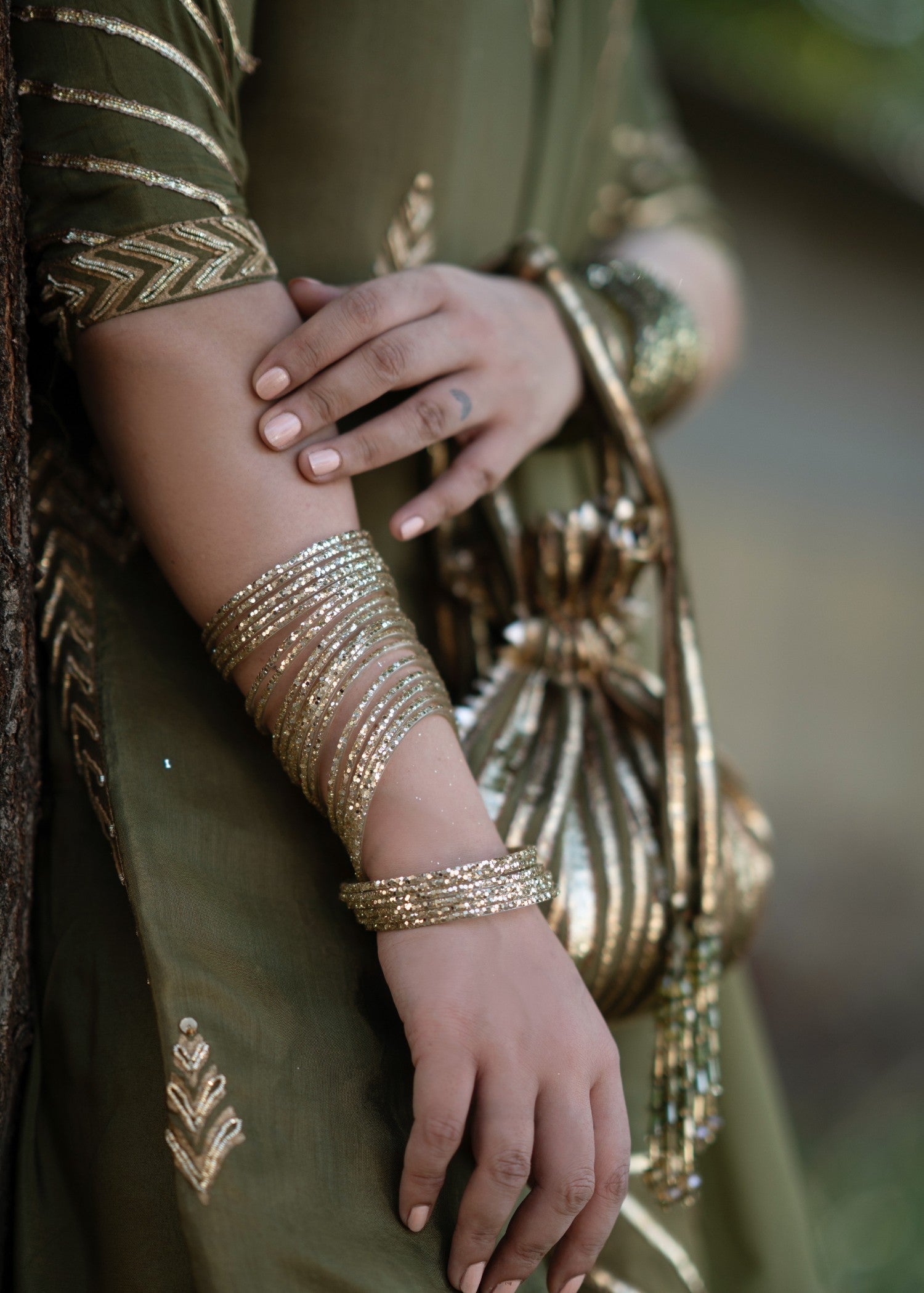 RAKHT BY SHAHBANO Olive Women 3pcs