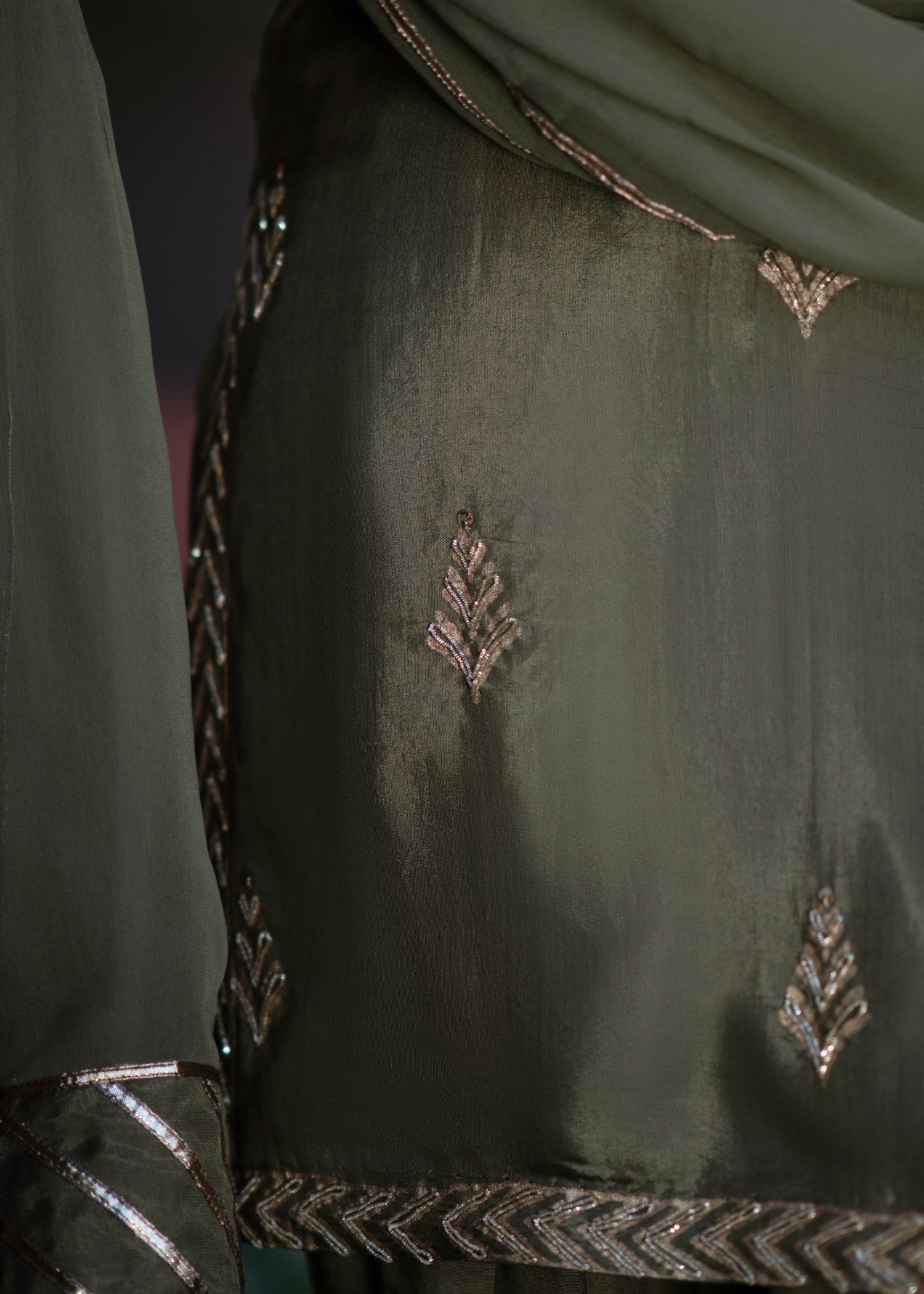 RAKHT BY SHAHBANO Olive Women 3pcs