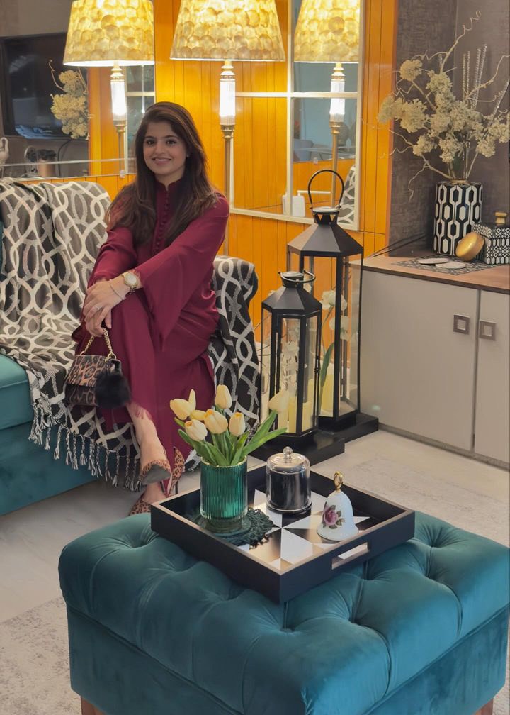 Manahils Meera Set (button+Fringes) Women 2pcs