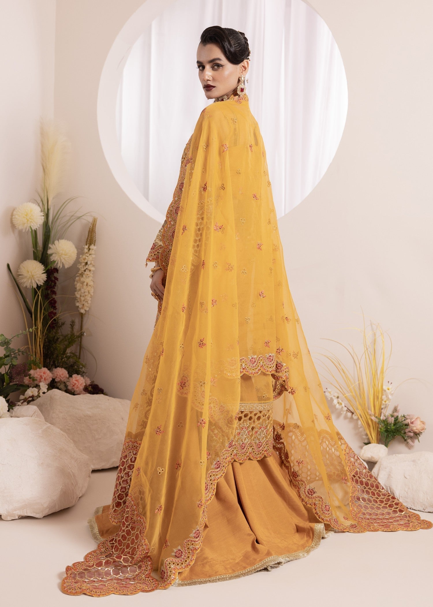 Diara Couture ZAFIA US 646 MUSTARD Women 3pcs