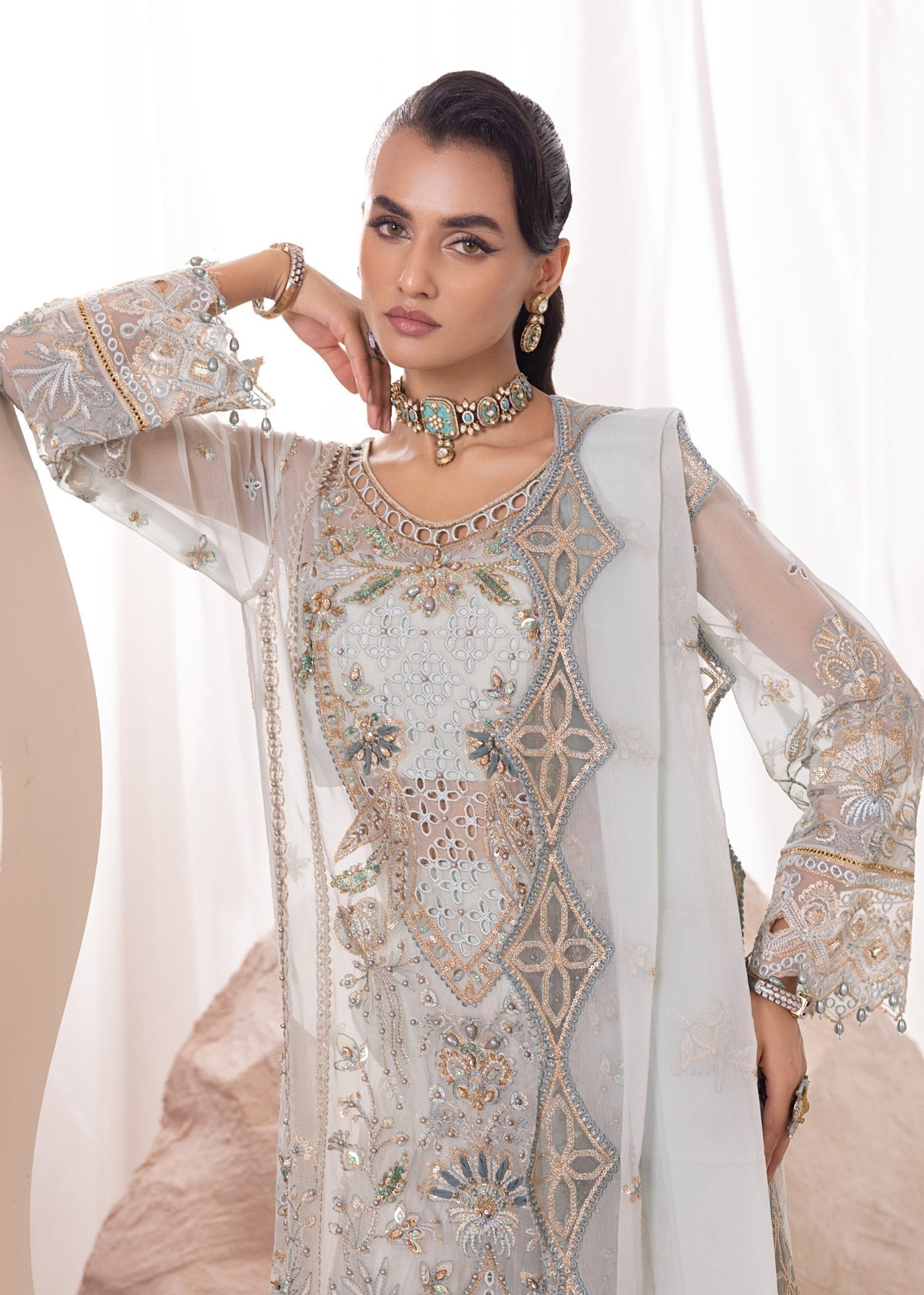 Diara Couture ASMAA SF 13 AQUA Women 3pcs