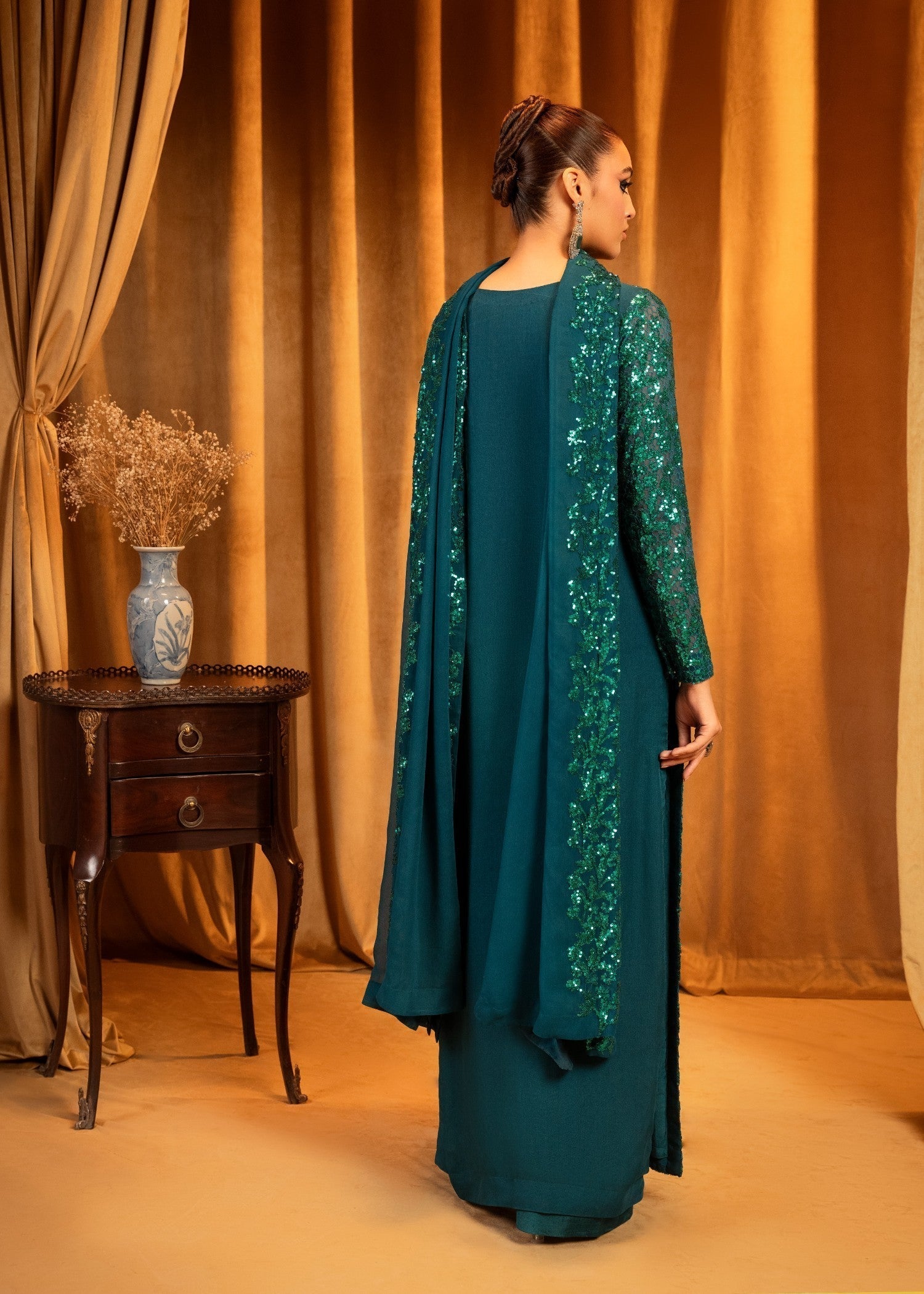 Meeral Luxe Aquamarine Women 3pcs