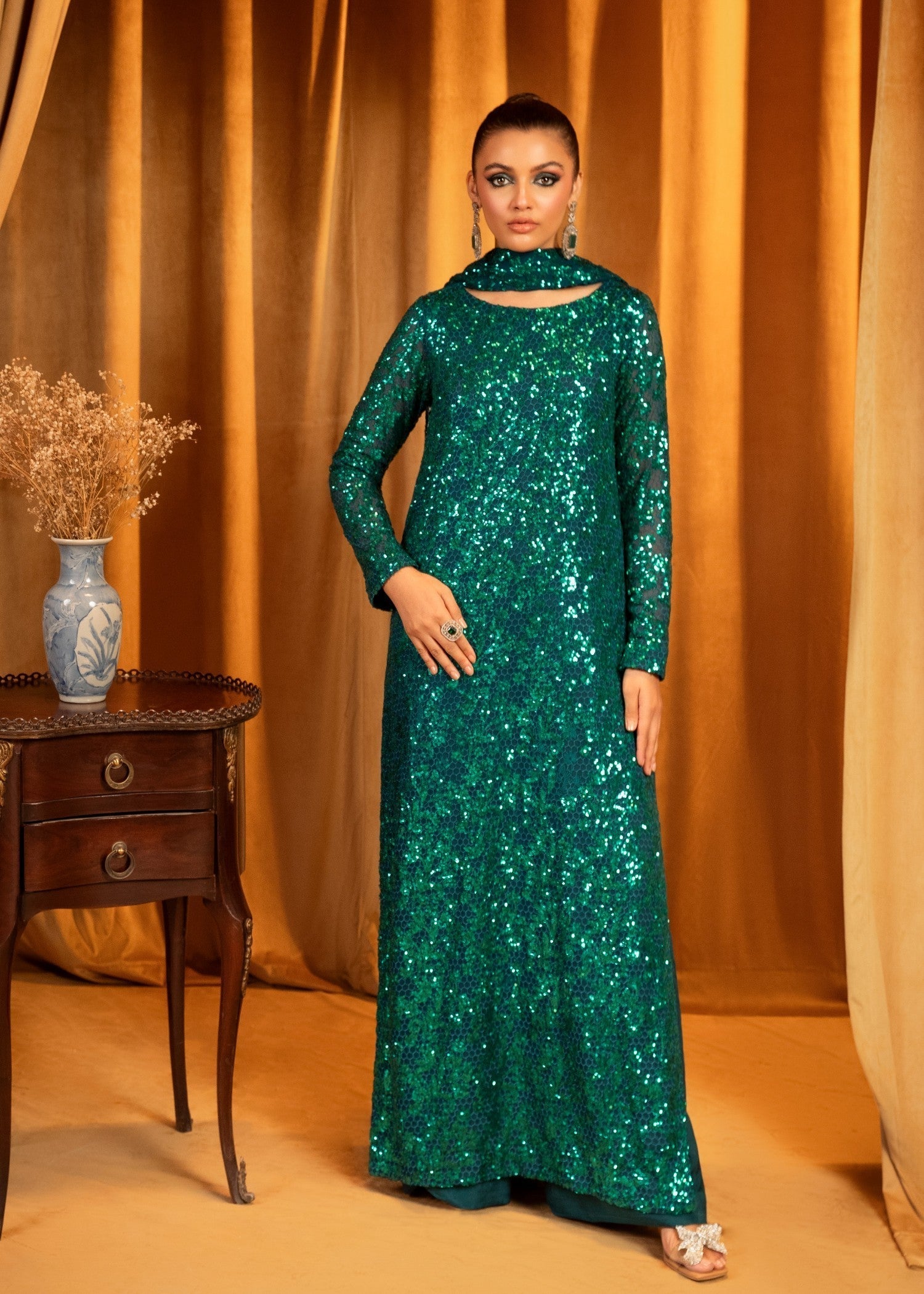 Meeral Luxe Aquamarine Women 3pcs