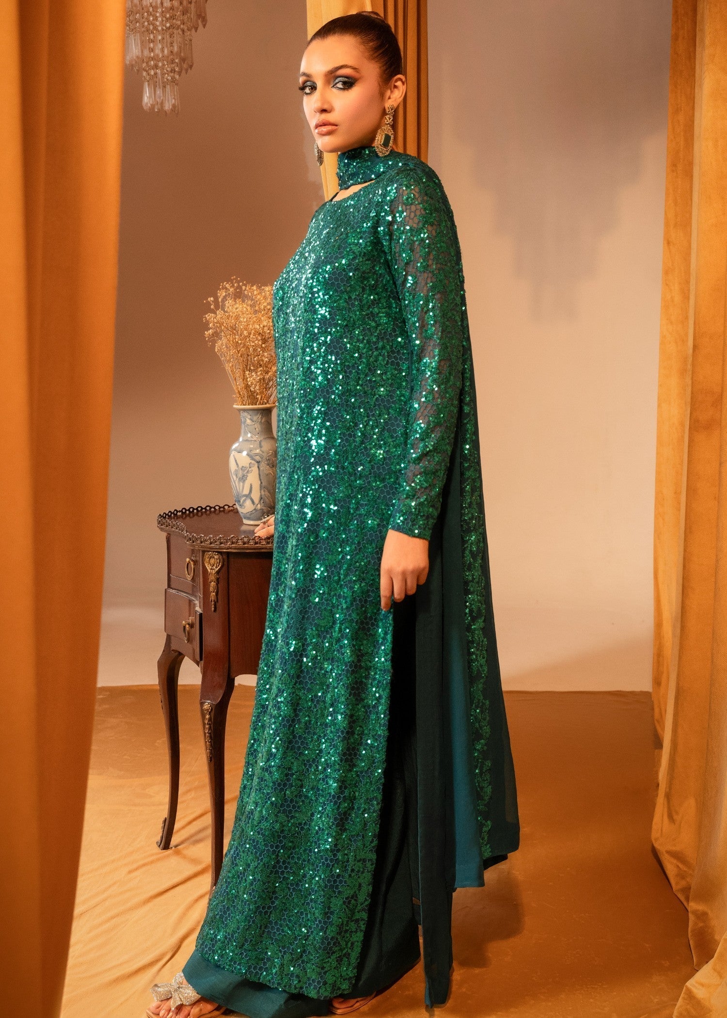 Meeral Luxe Aquamarine Women 3pcs