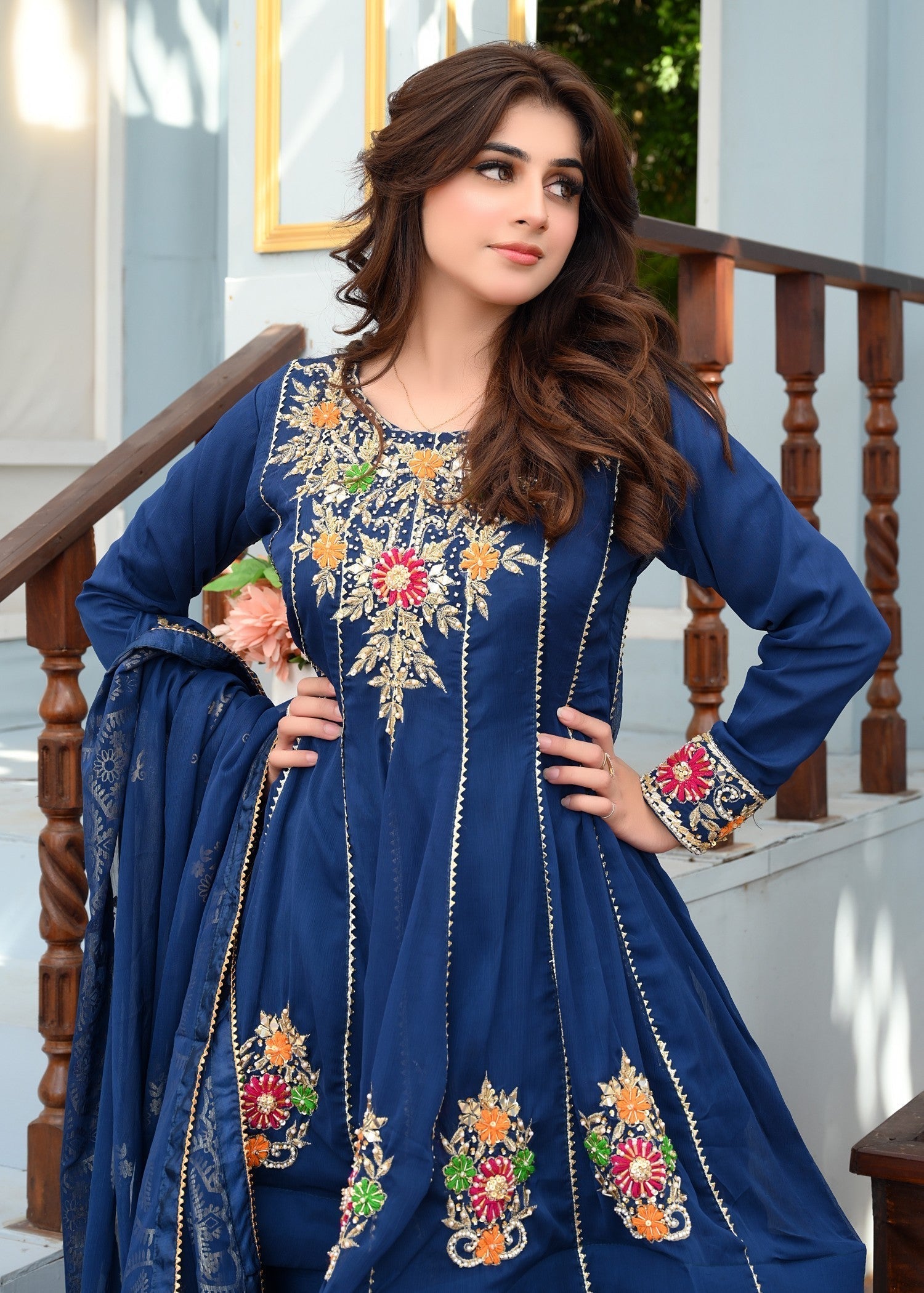 Miss & Mrs Short frok 04 Women 3pcs