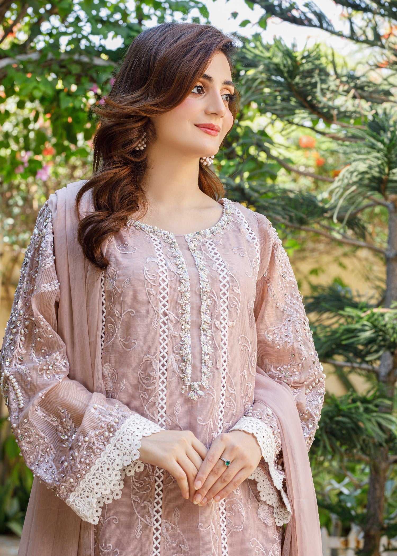 Mona Embroidery Nocturne Bliss lilac Women 3pcs