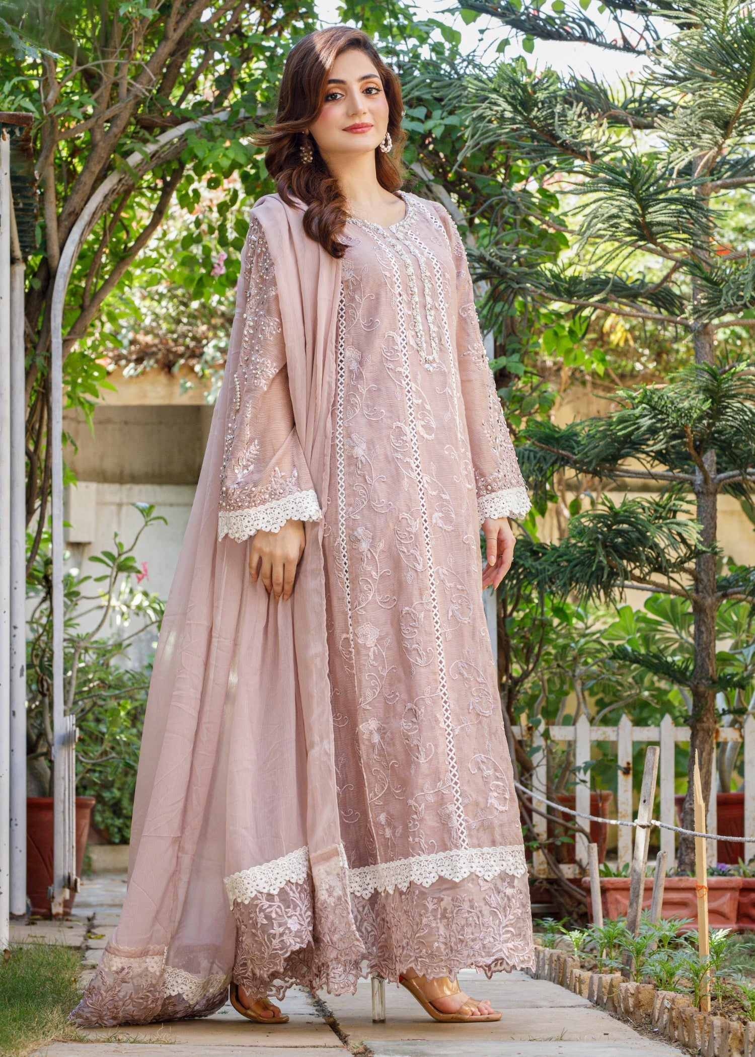 Mona Embroidery Nocturne Bliss lilac Women 3pcs