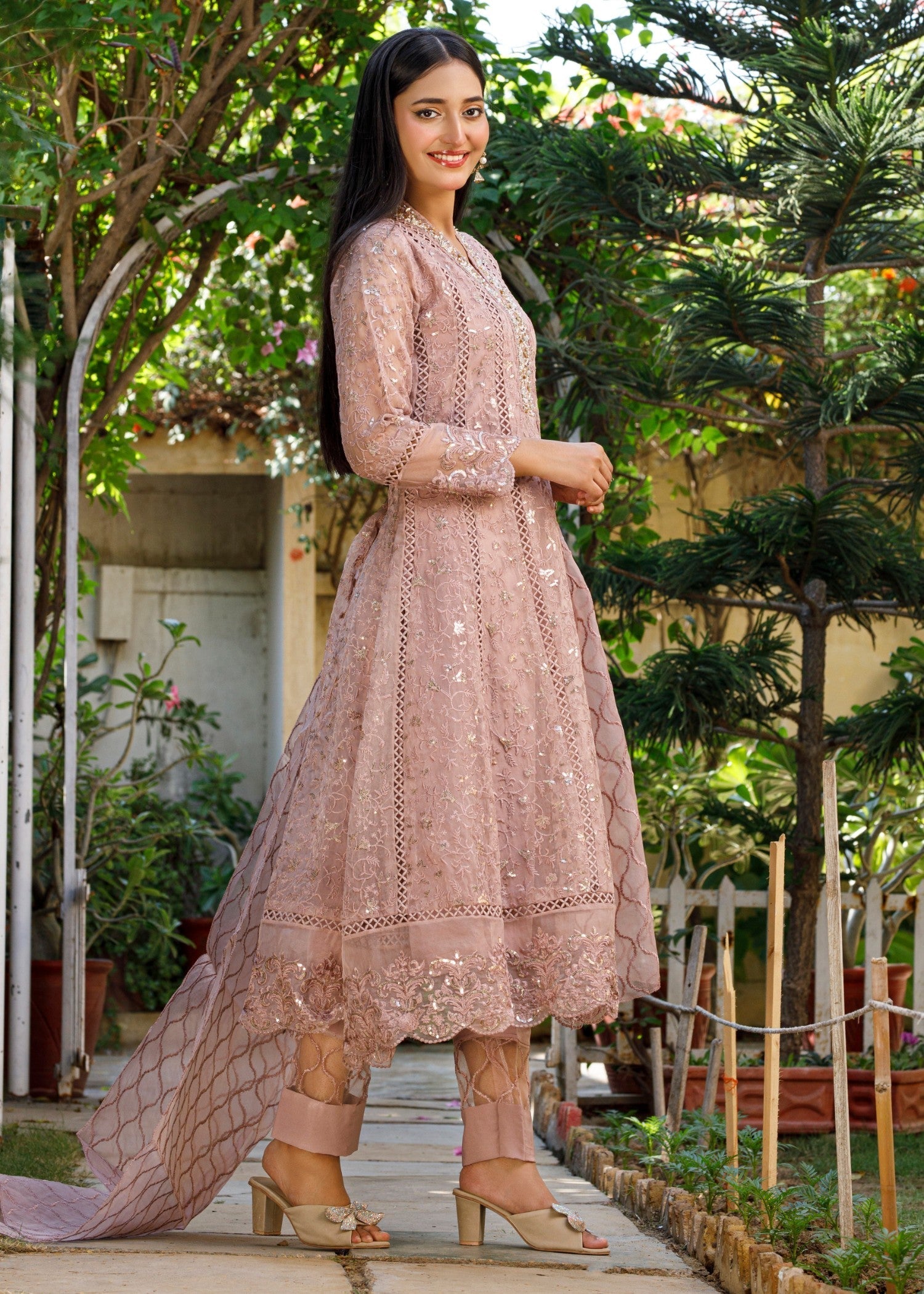 Mona Embroidery Pearl Symphony lilac Women 3pcs