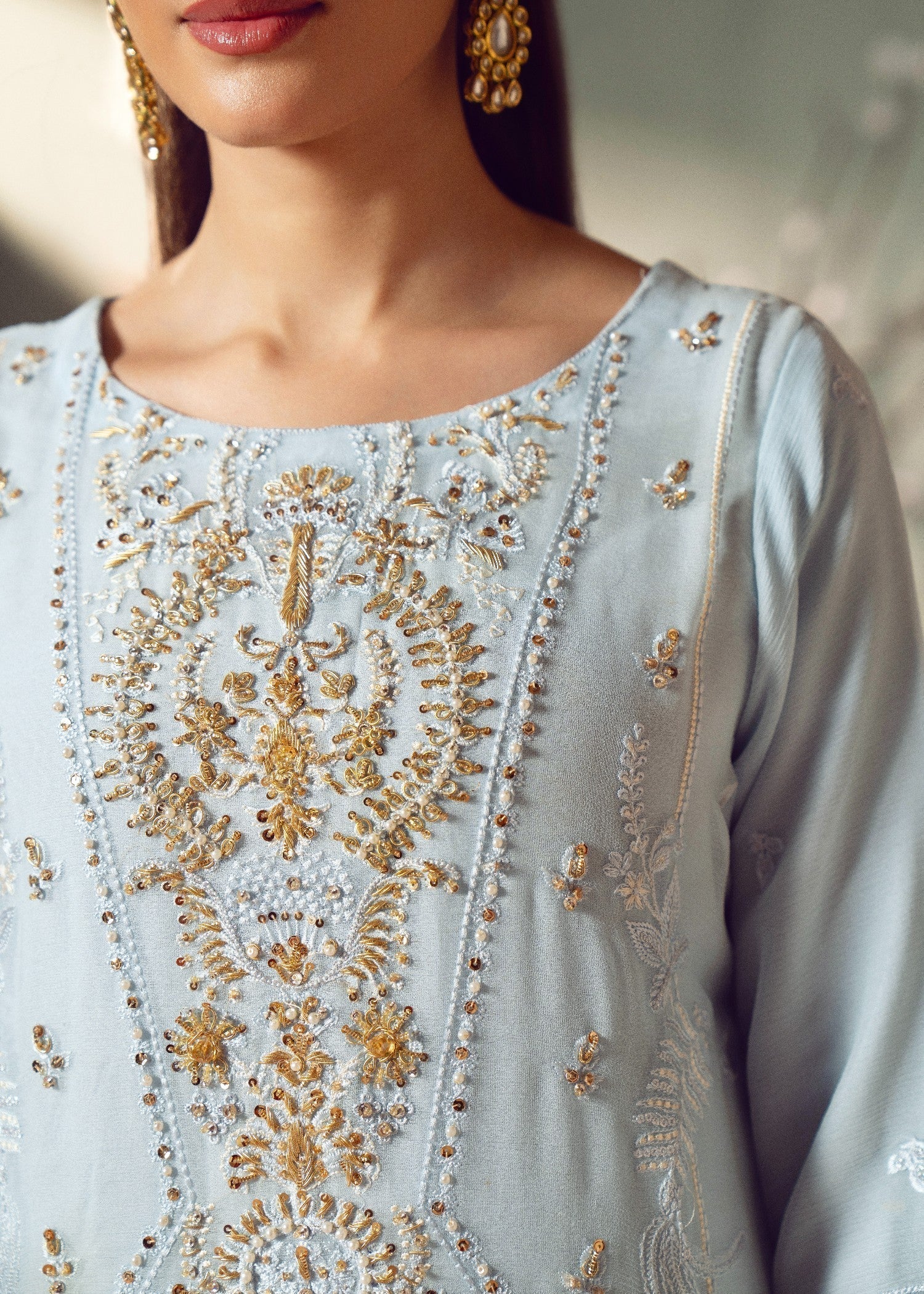 Kaamdar By Nofl Farooq Chandni Sargam Women 3pcs