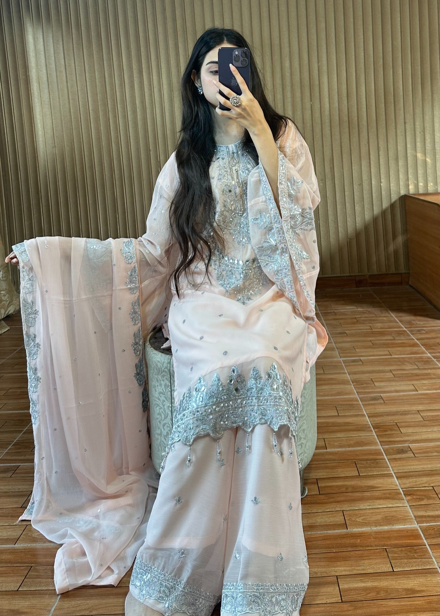 Four Season Boutique MIRHA LACHA PINK Women 3pcs