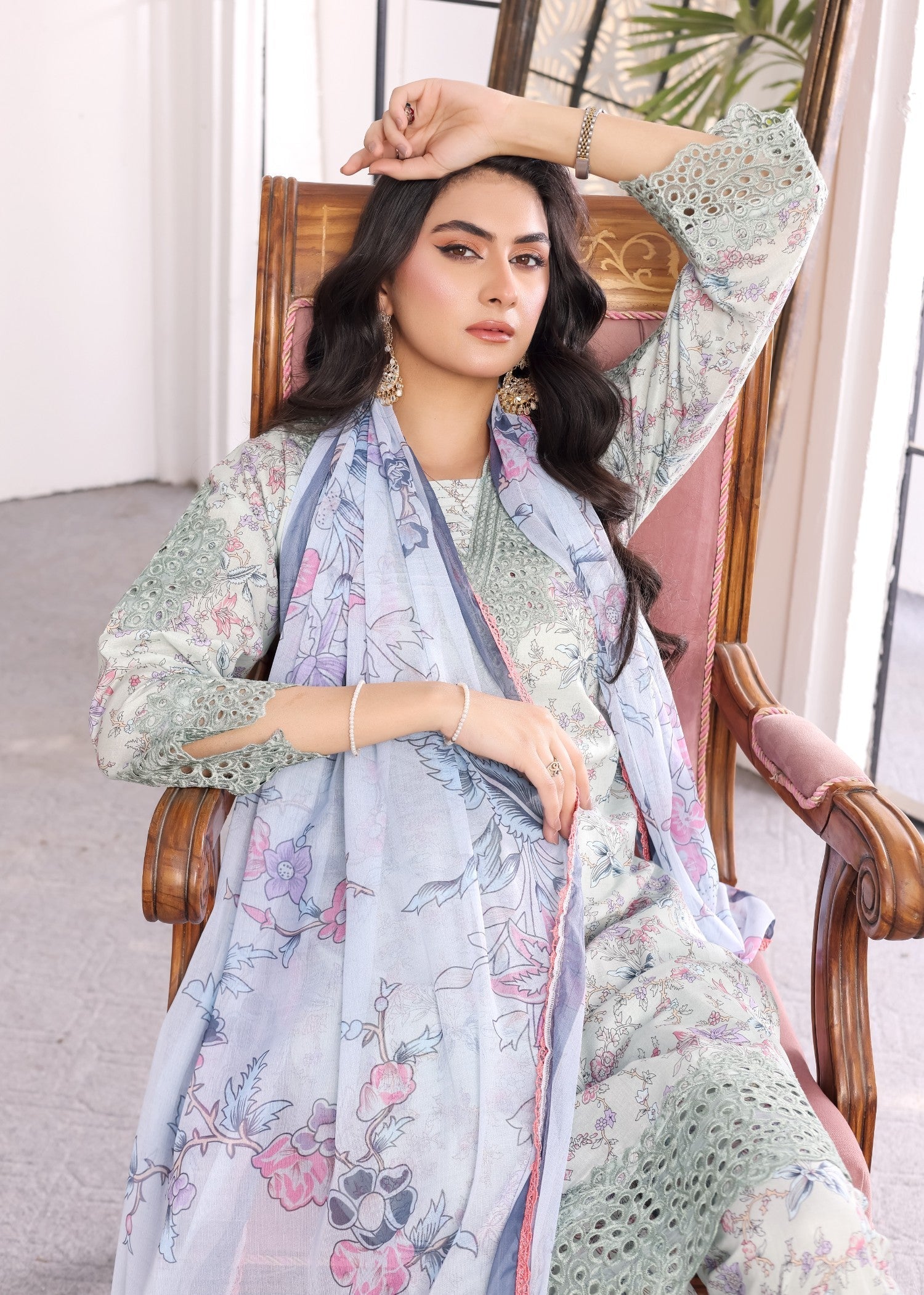 Polawn PD 24 202 | AAFREEN PRET LAWN COLLECTION Women 3pcs