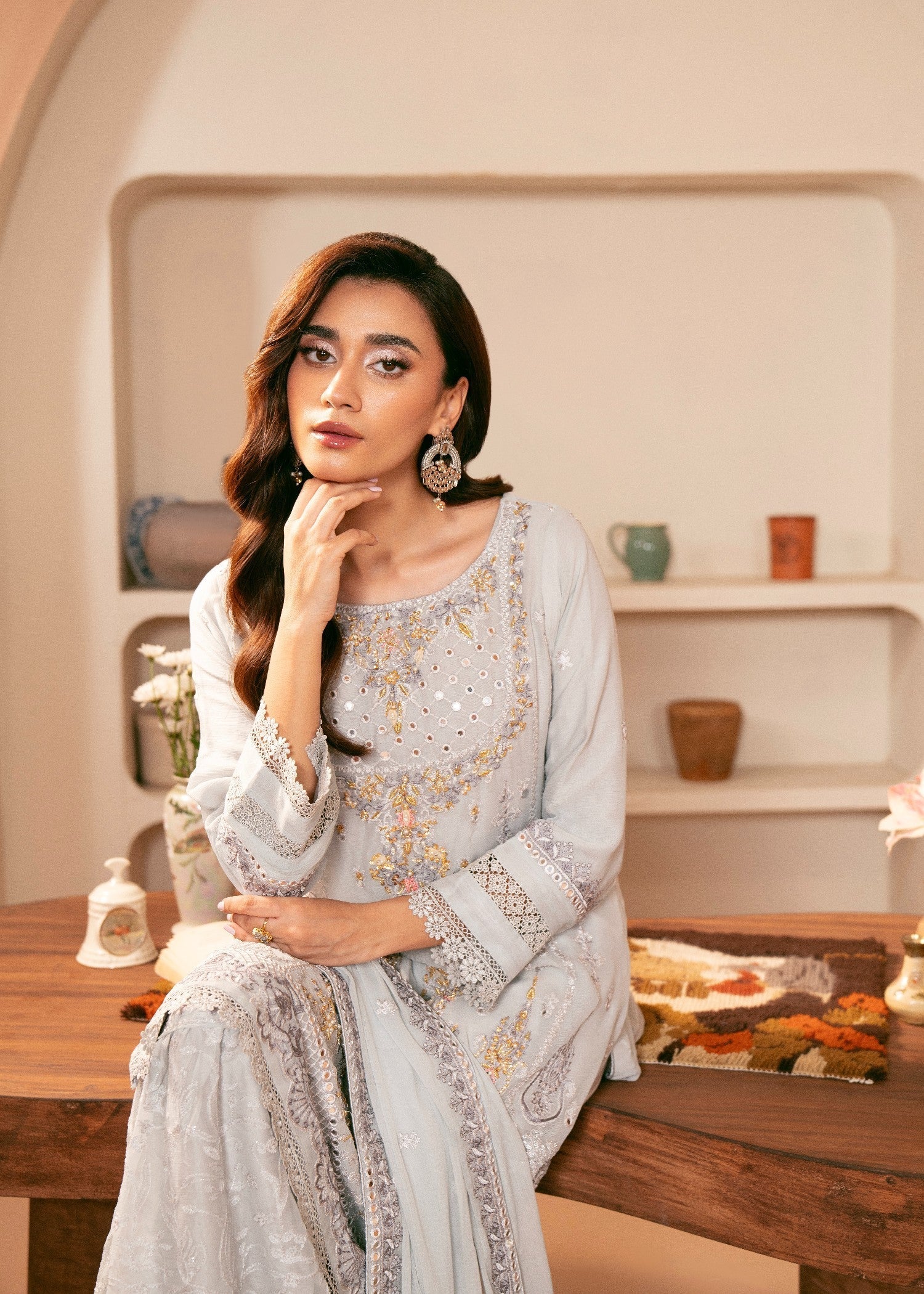 Kaamdar By Nofl Farooq Saazina Women 3pcs