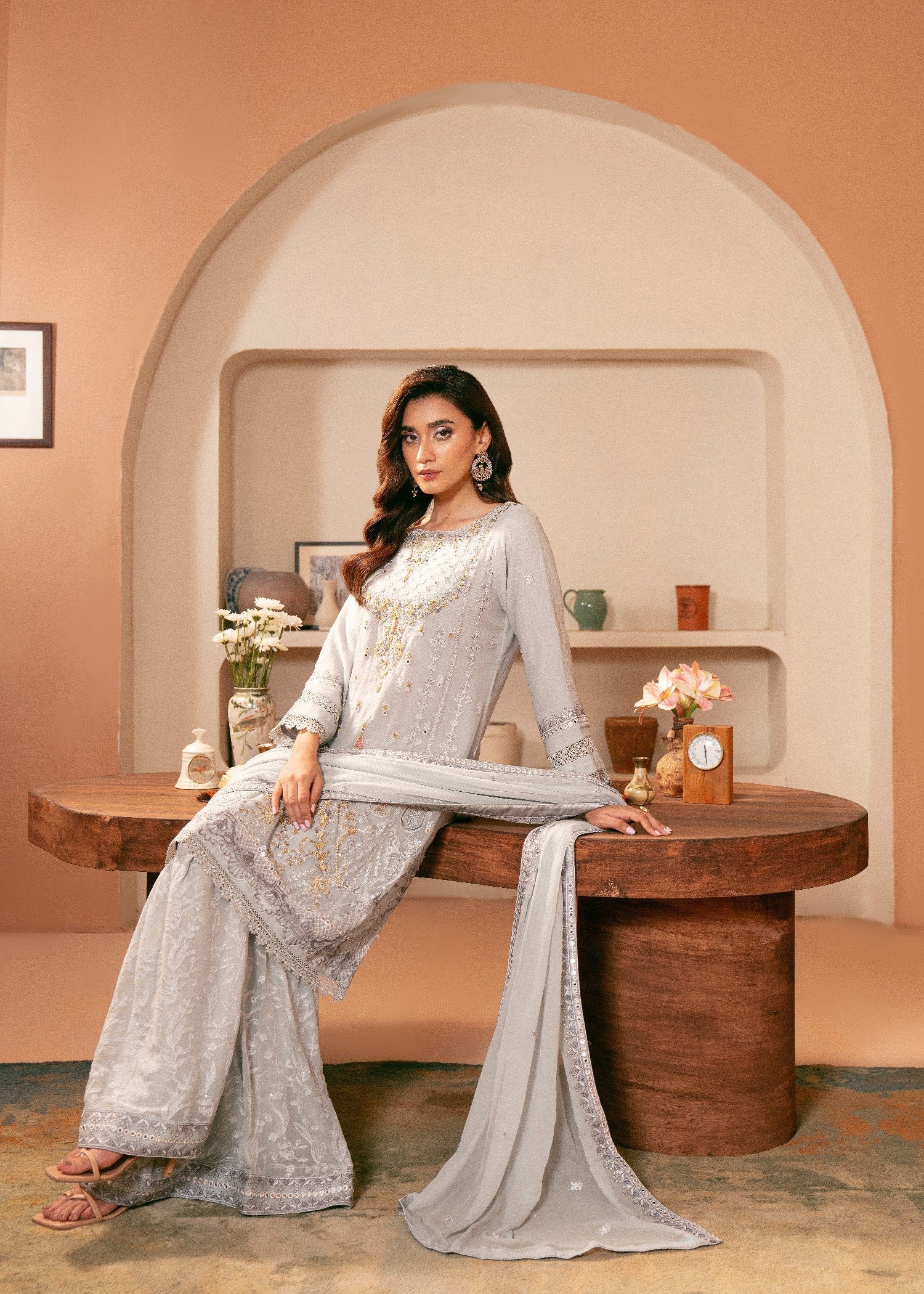 Kaamdar By Nofl Farooq Saazina Women 3pcs