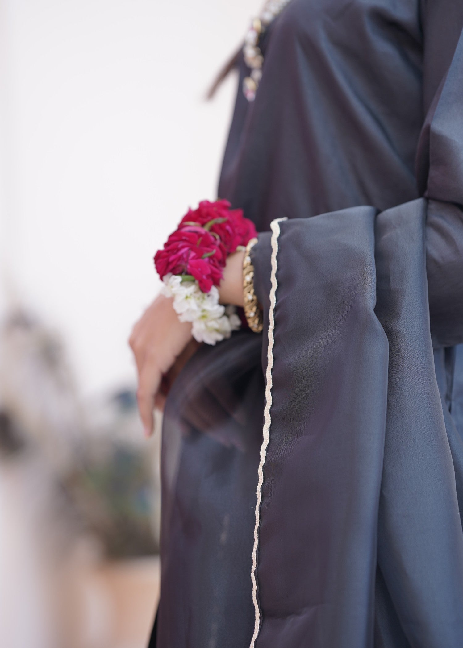 Aaraasta By Smh Black Silk Orchid Elegance Women 3pcs