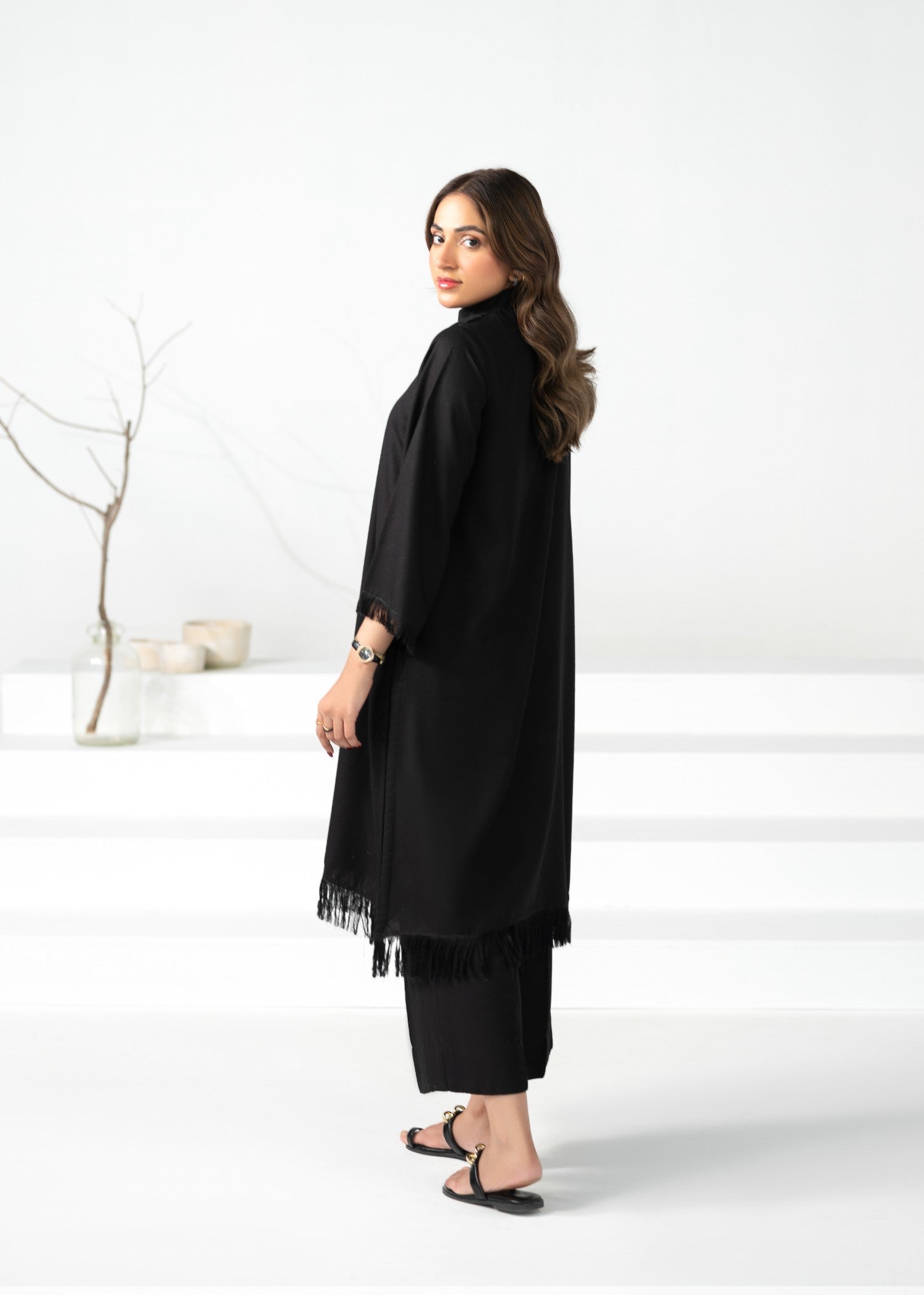 Divinely Crafted Women's Cord Sets Bold Statements Noir Black Lea Fall Women 2pcs